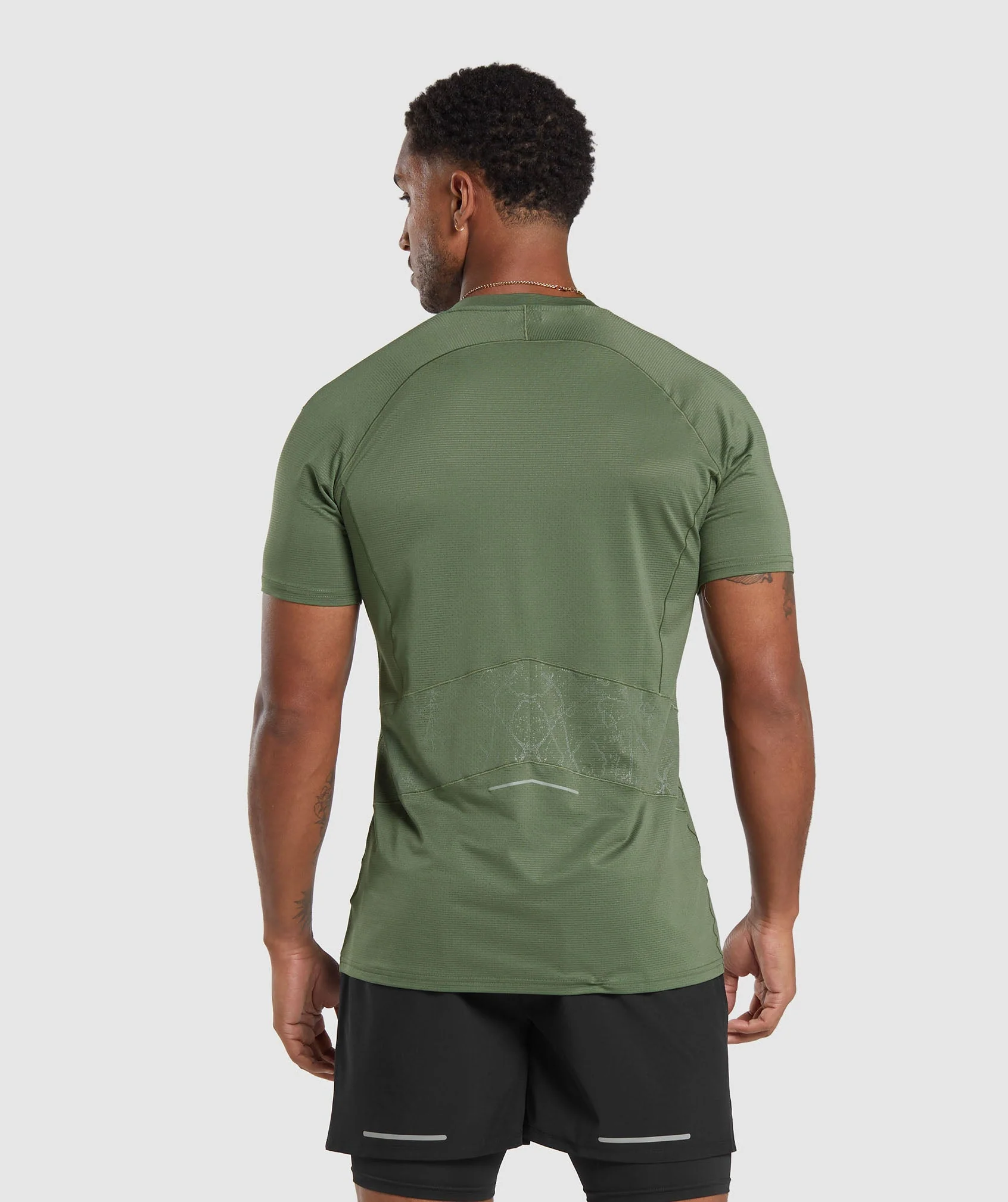Gymshark Speed T-Shirt - Core Olive - Image 2
