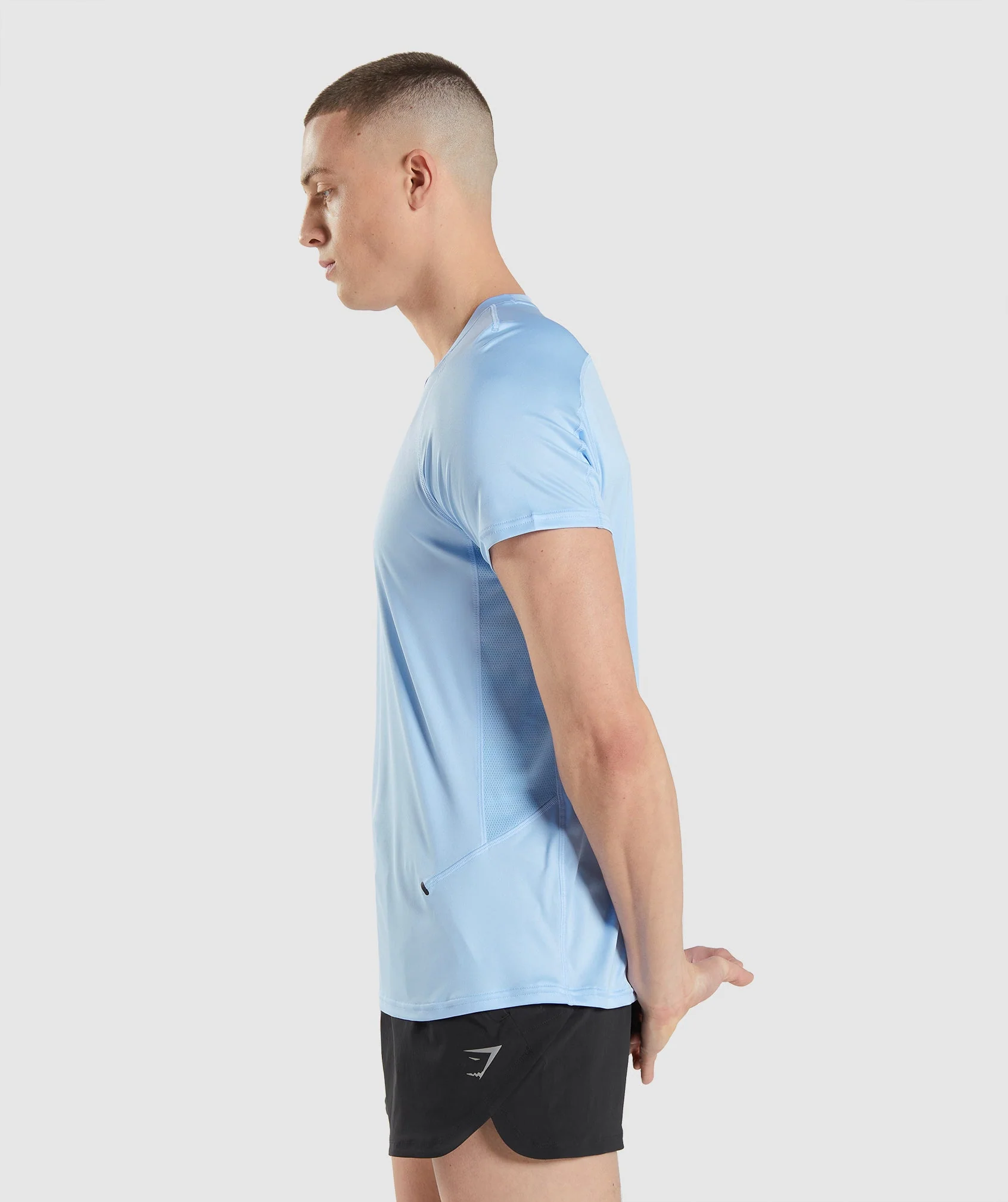 Gymshark Speed Evolve T-Shirt - Moonstone Blue - Image 3