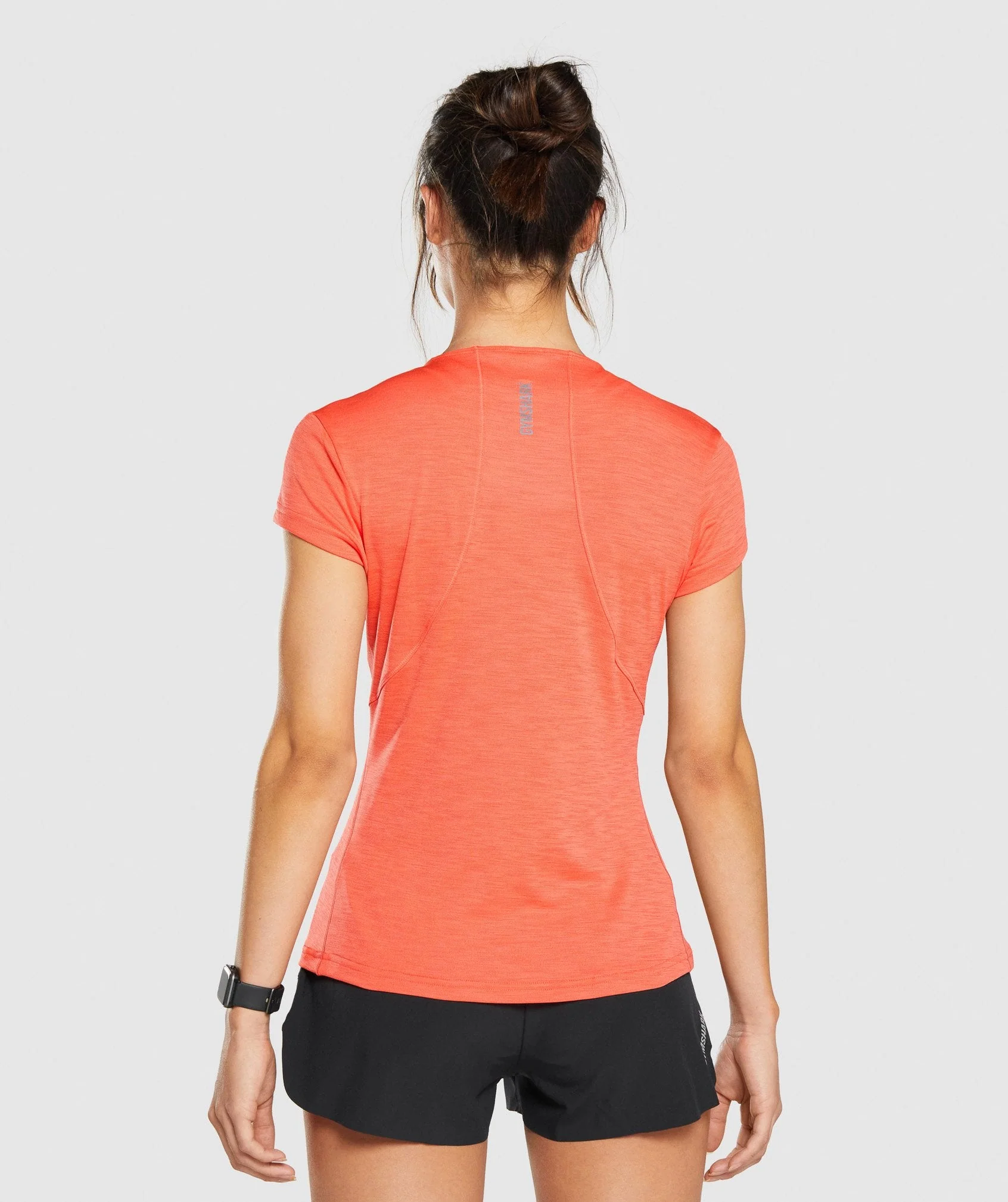 Gymshark Speed T-Shirt - Orange Marl - Image 2