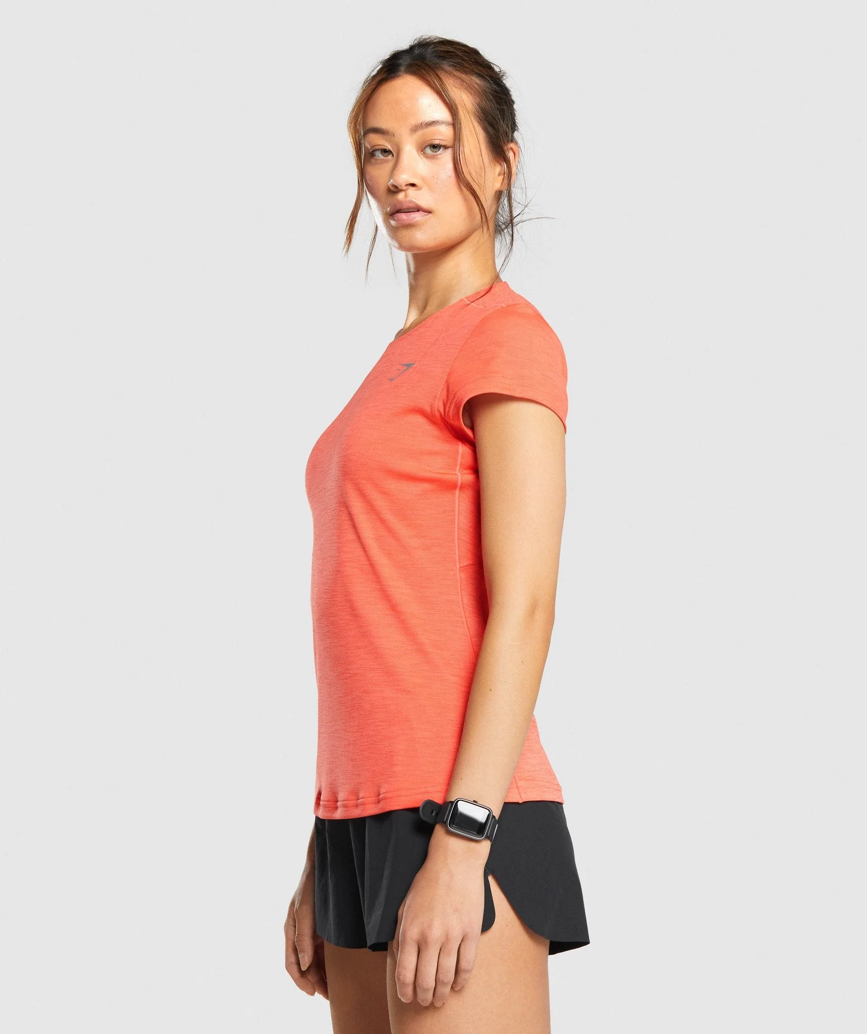Gymshark Speed T-Shirt - Orange Marl - Image 3