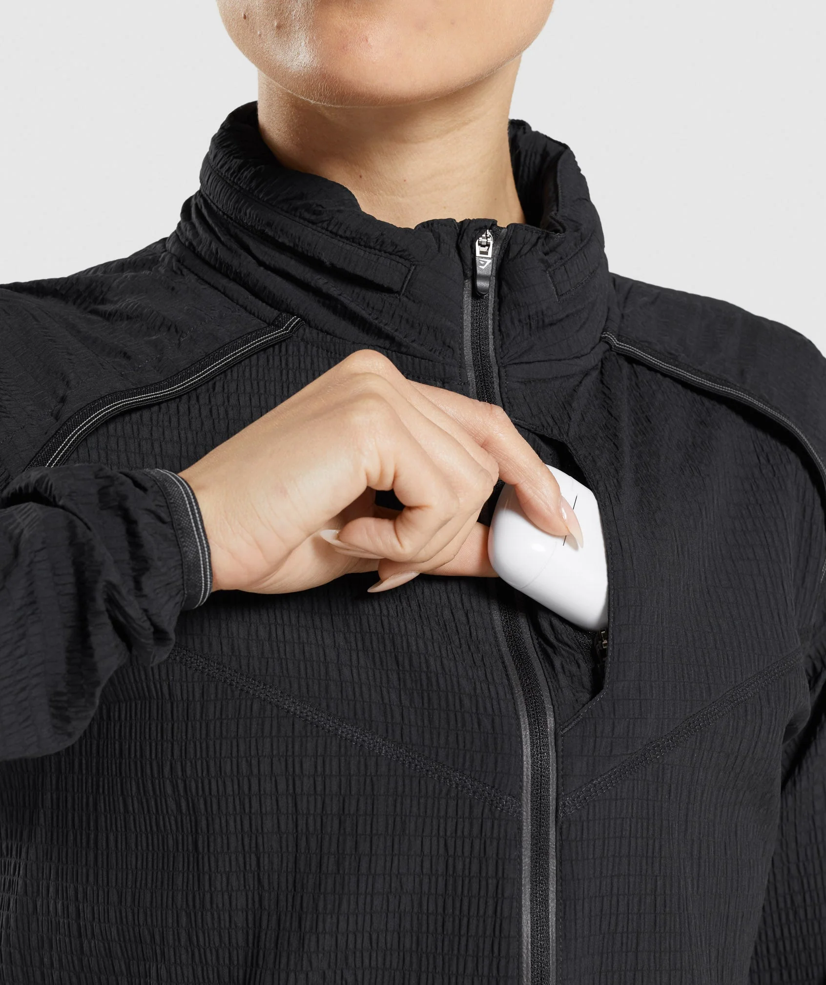 Gymshark Speed Windbreaker - Black - Image 5