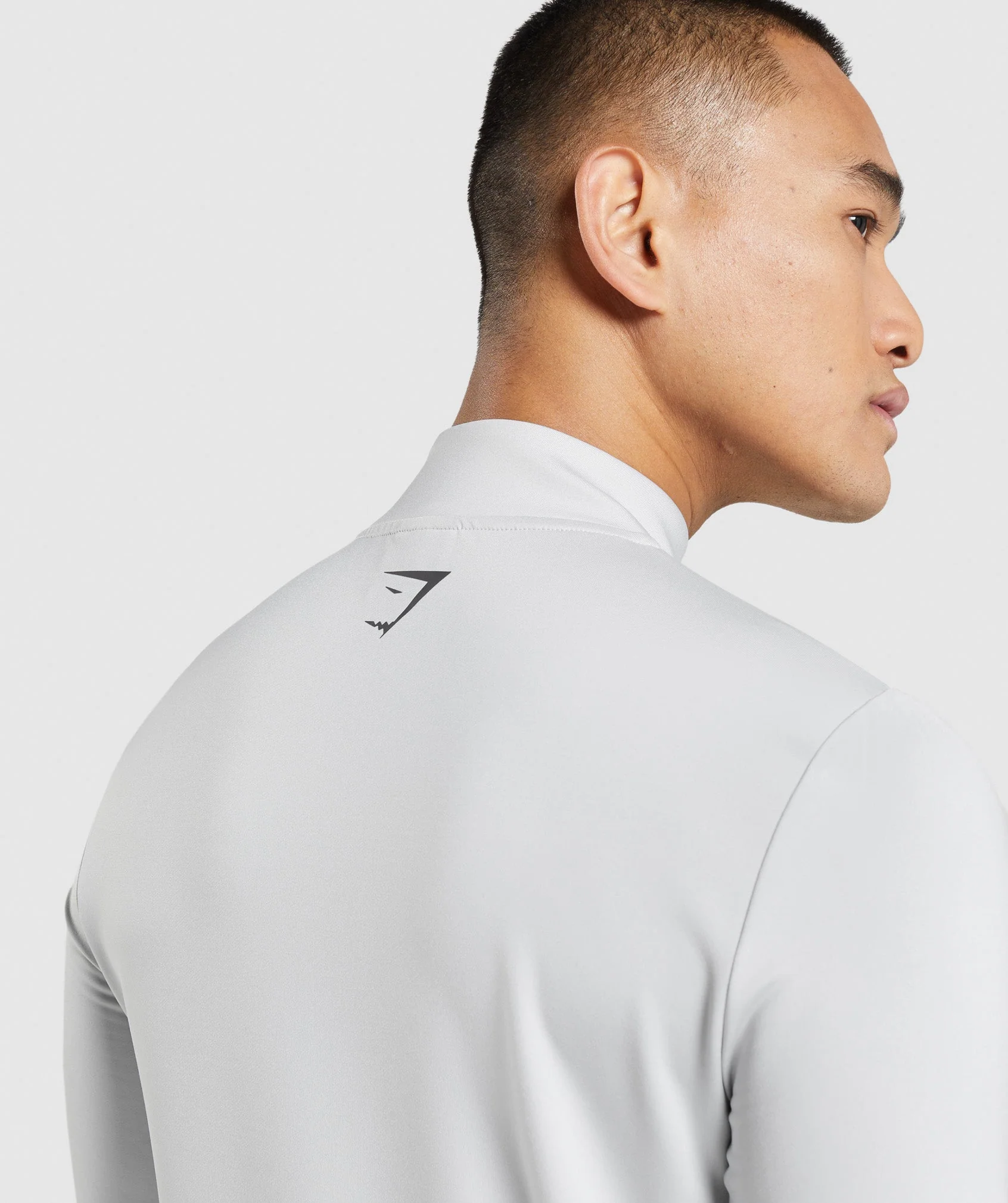 Gymshark Sport Stripe 1/4 Zip - Light Grey - Image 6