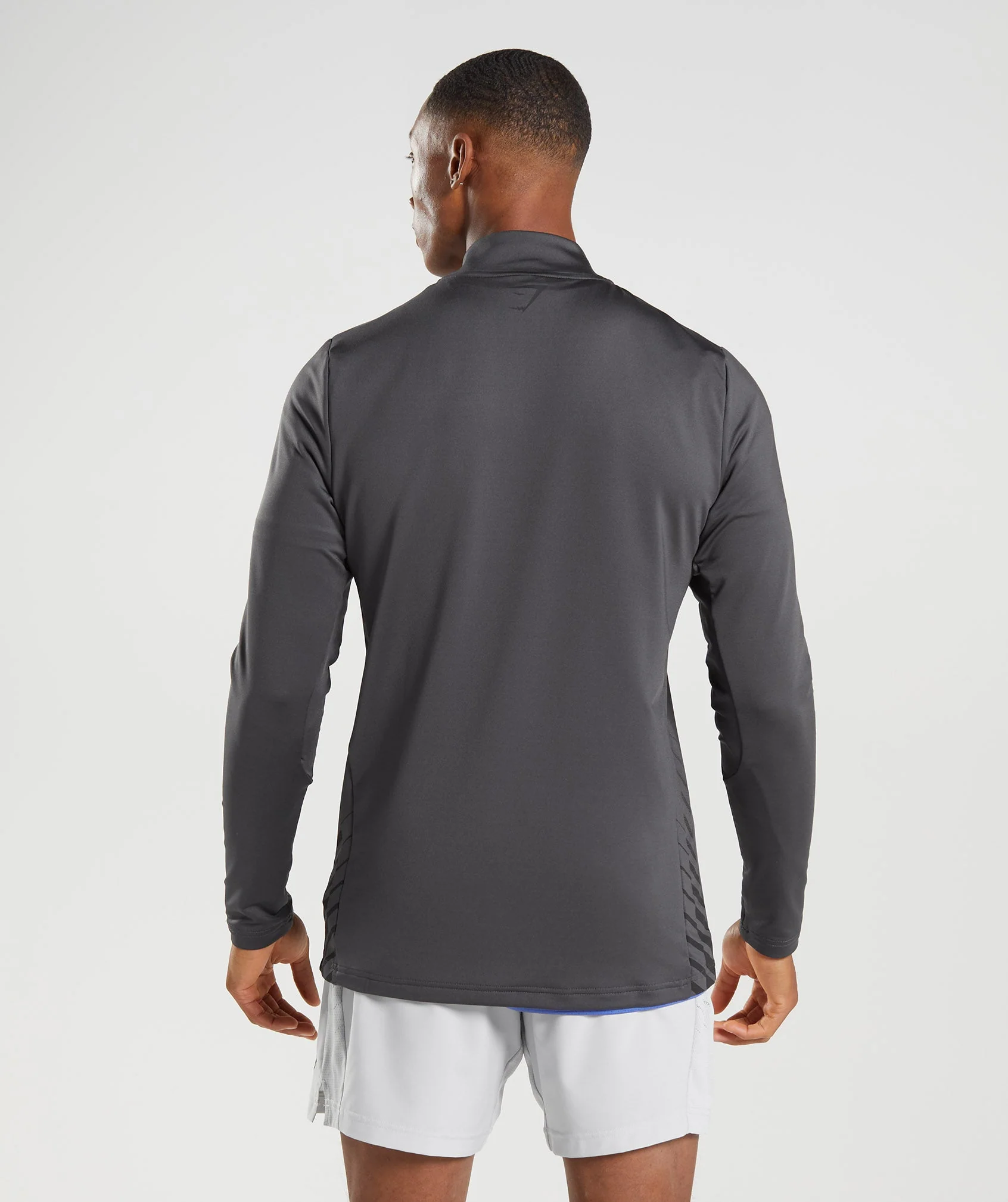 Gymshark Sport Stripe 1/4 Zip - Onyx Grey - Image 2
