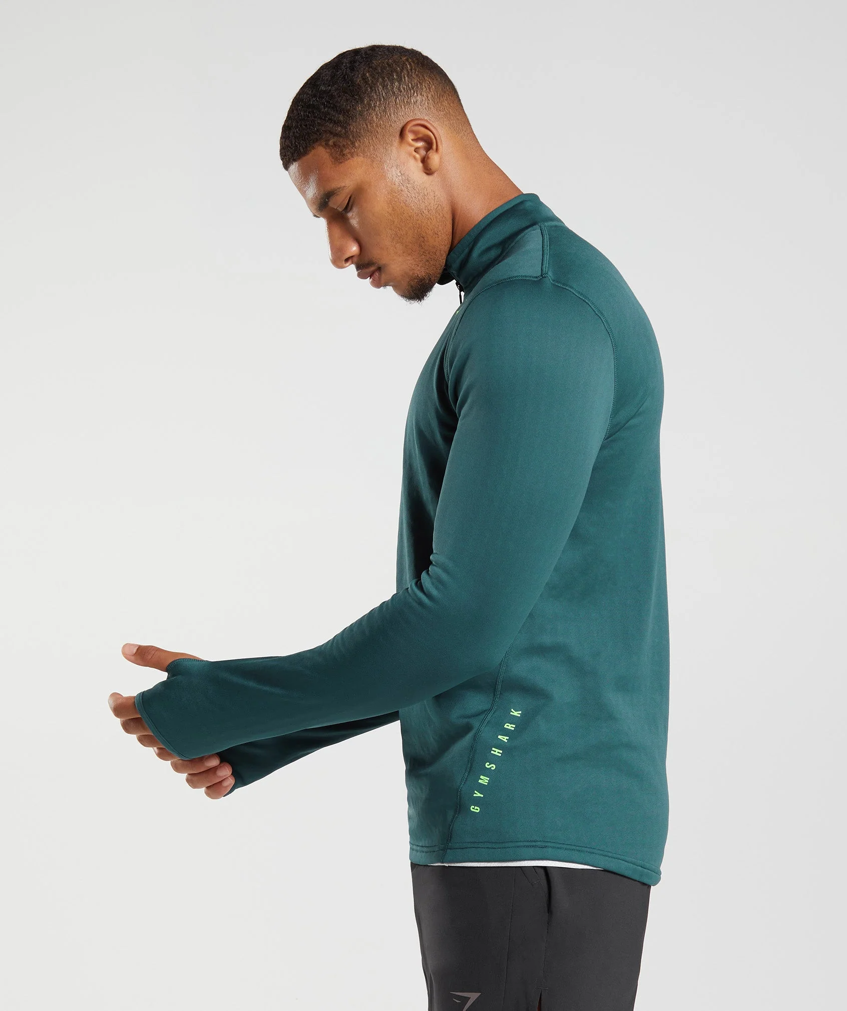 Gymshark Sport 1/4 Zip - Winter Teal - Image 3