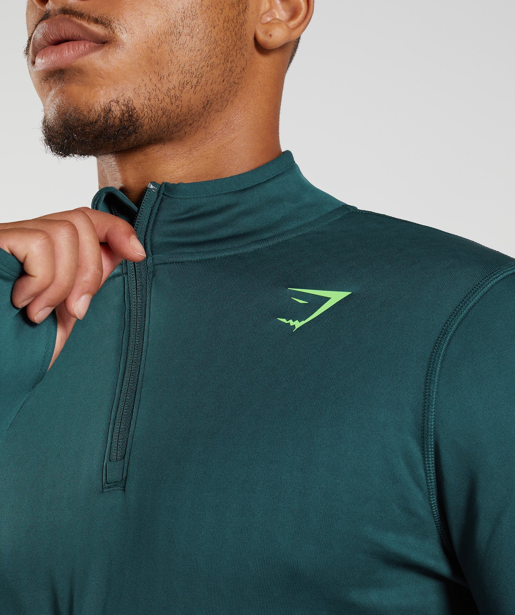Gymshark Sport 1/4 Zip - Winter Teal - Image 6