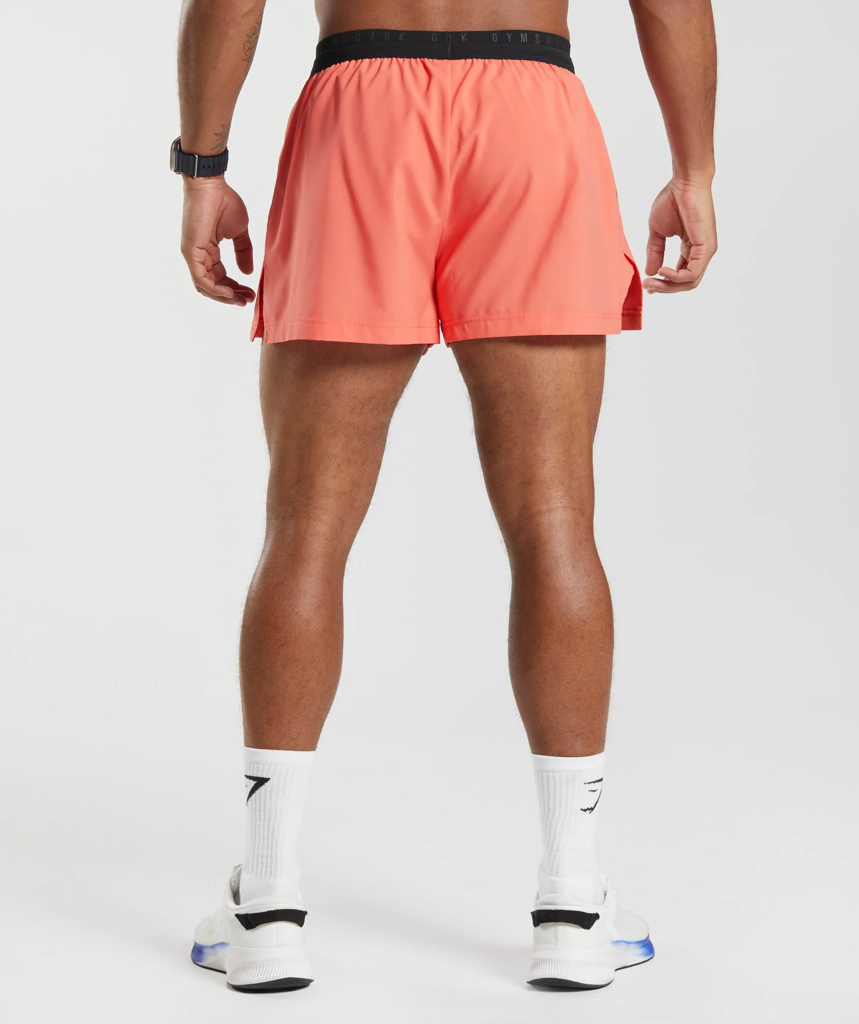 Gymshark Sport Run 3" Short - Aerospace Orange - Image 2