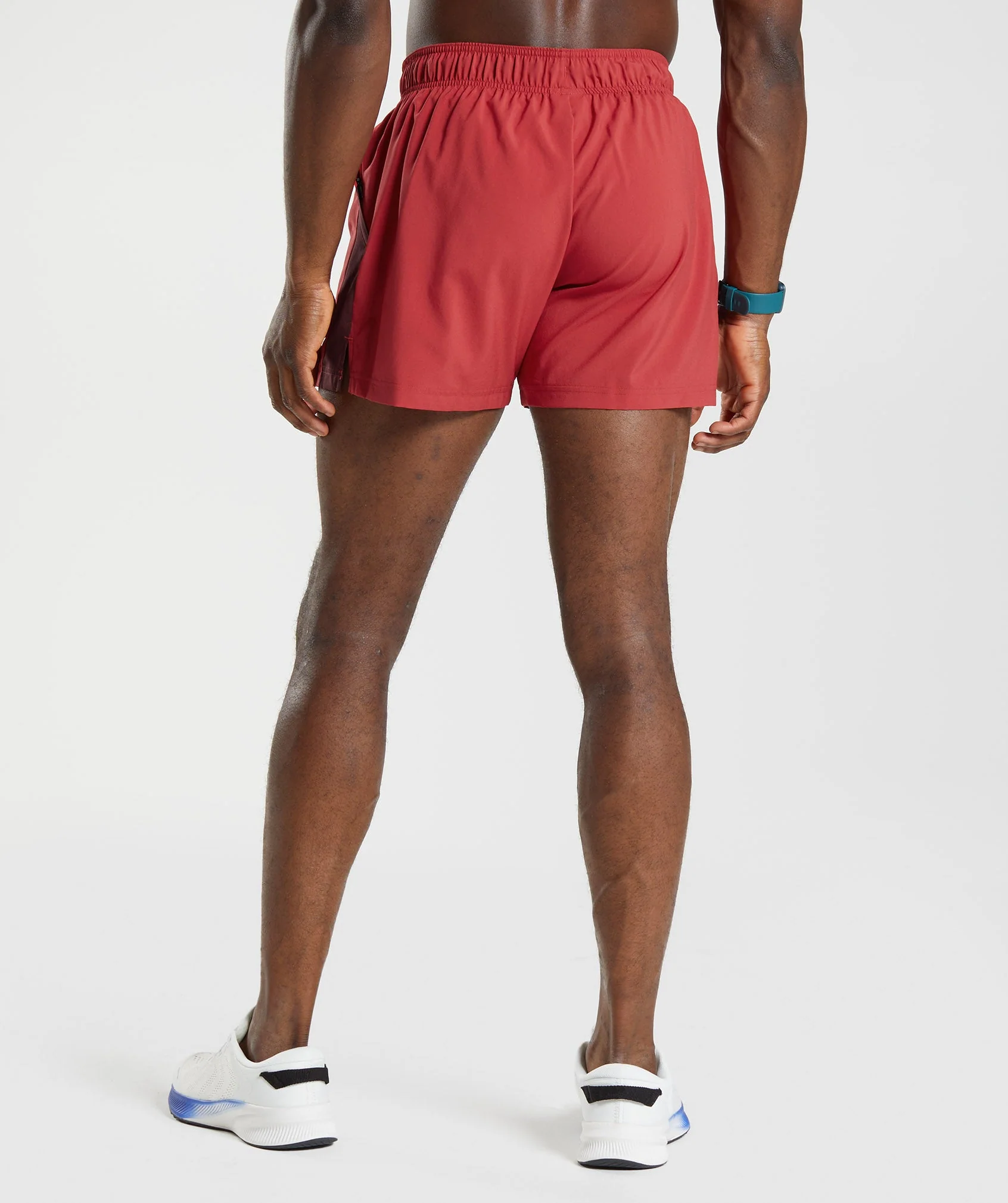 Gymshark Sport 5" Short - Salsa Red/ Baked Maroon - Image 2