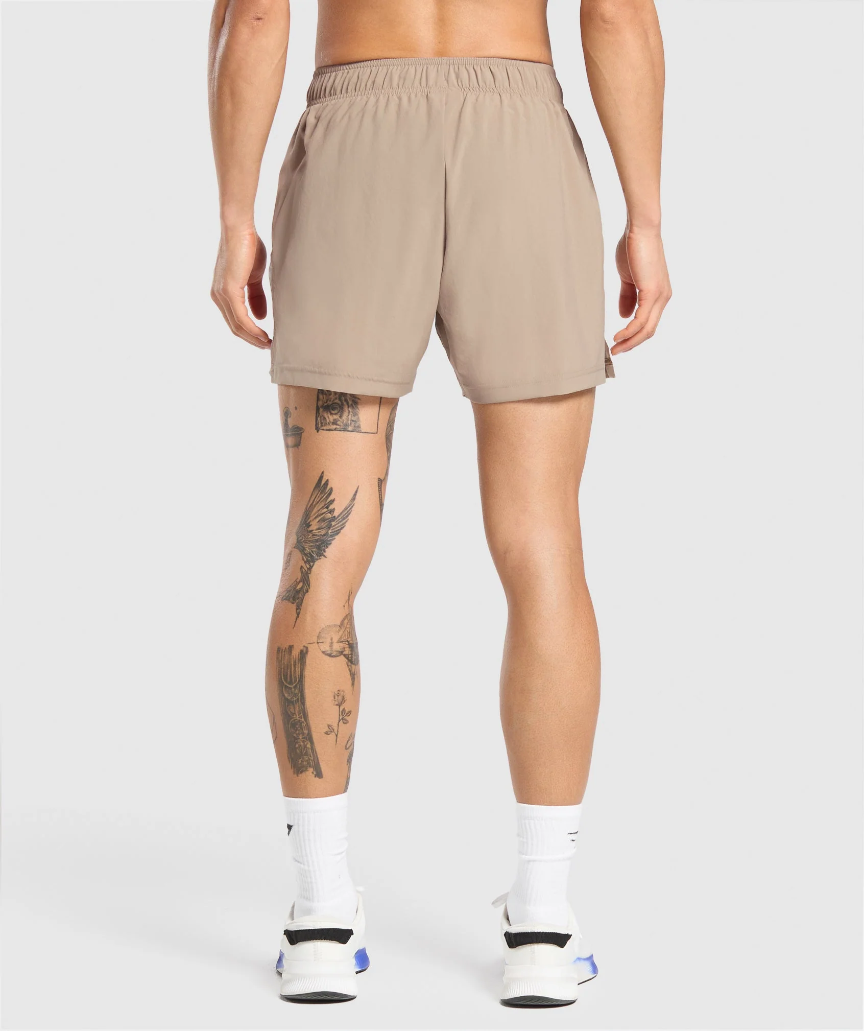 Gymshark Sport  5" Shorts - Cement Brown/Pebble Grey - Image 3