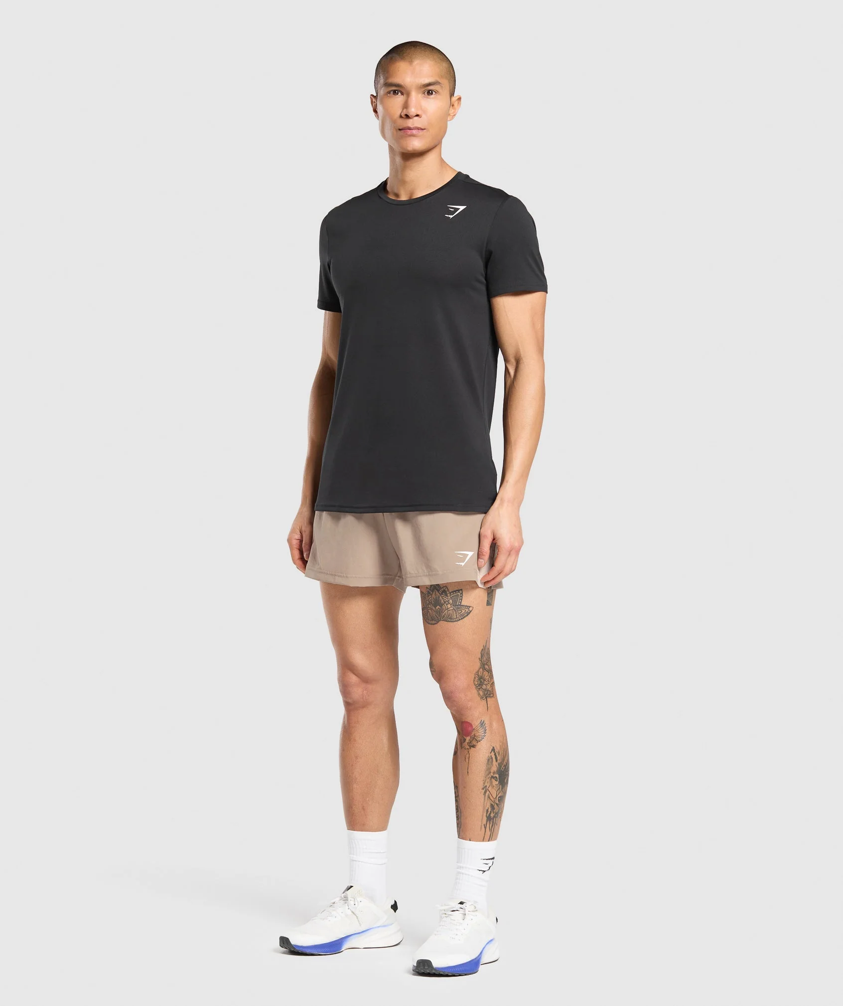 Gymshark Sport  5" Shorts - Cement Brown/Pebble Grey - Image 5