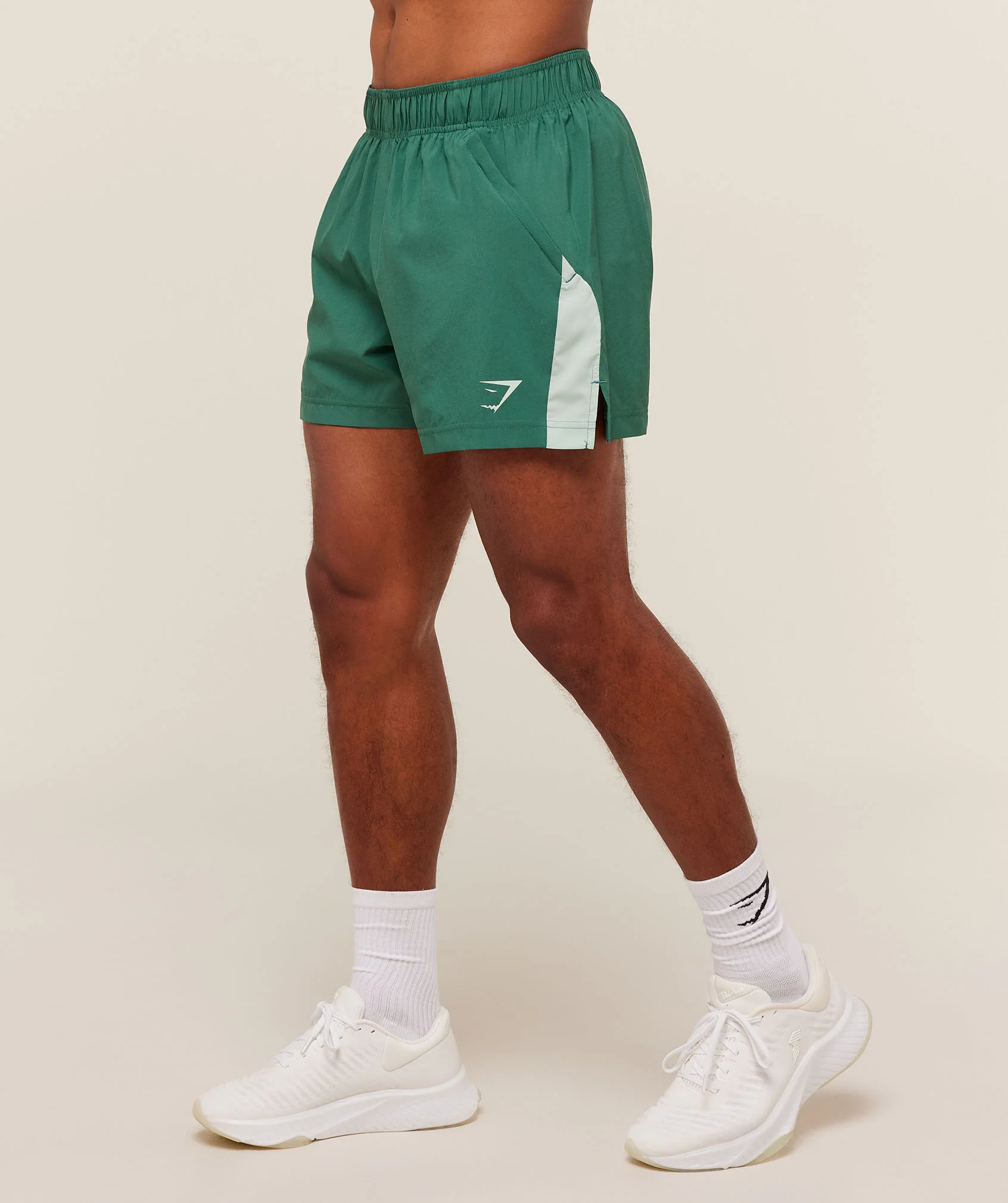 Gymshark Sport  5" Shorts - Lift Green/Clay Green - Image 2