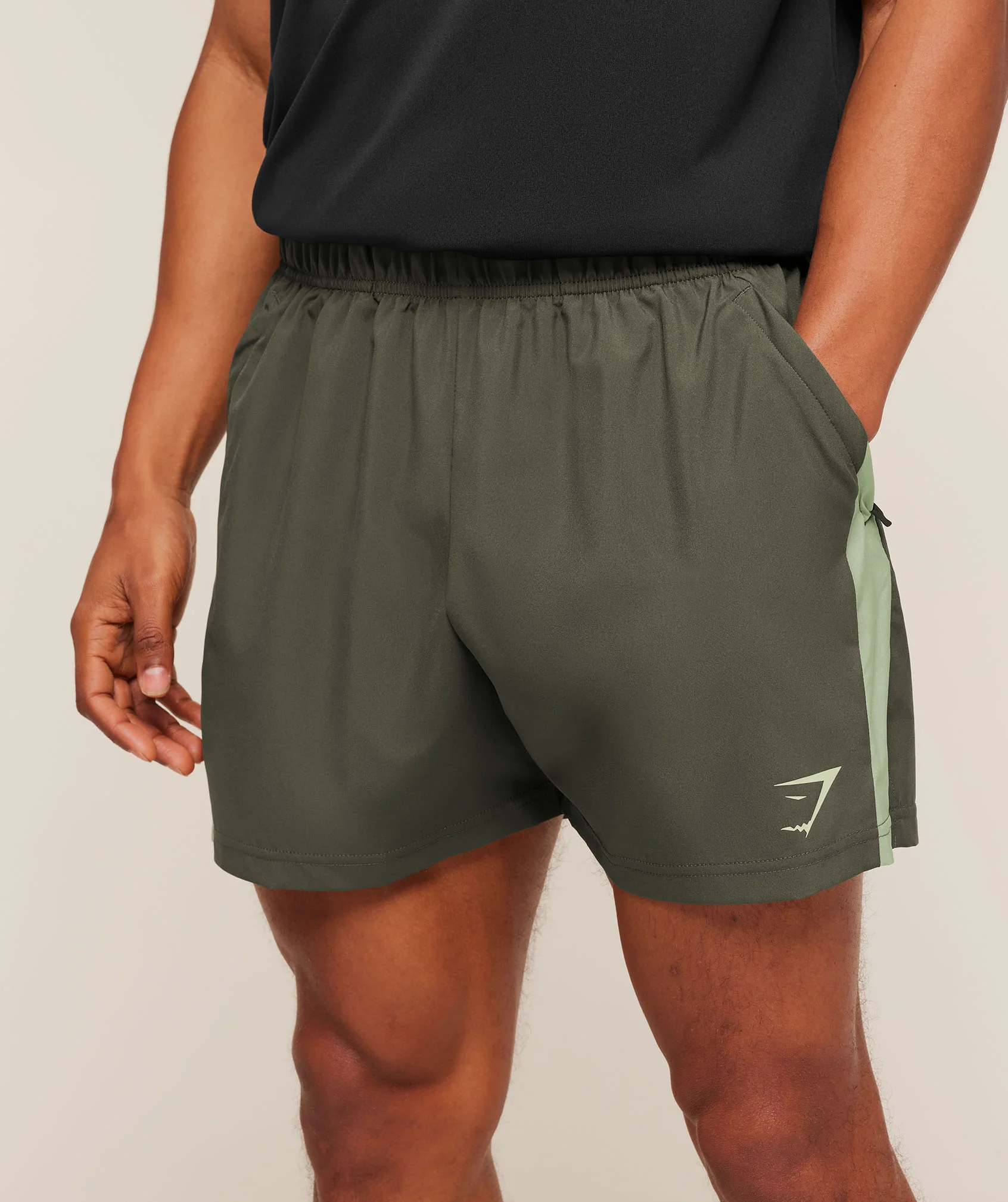 Gymshark Sport  5" Shorts - Strength Green/Haze Green - Image 6
