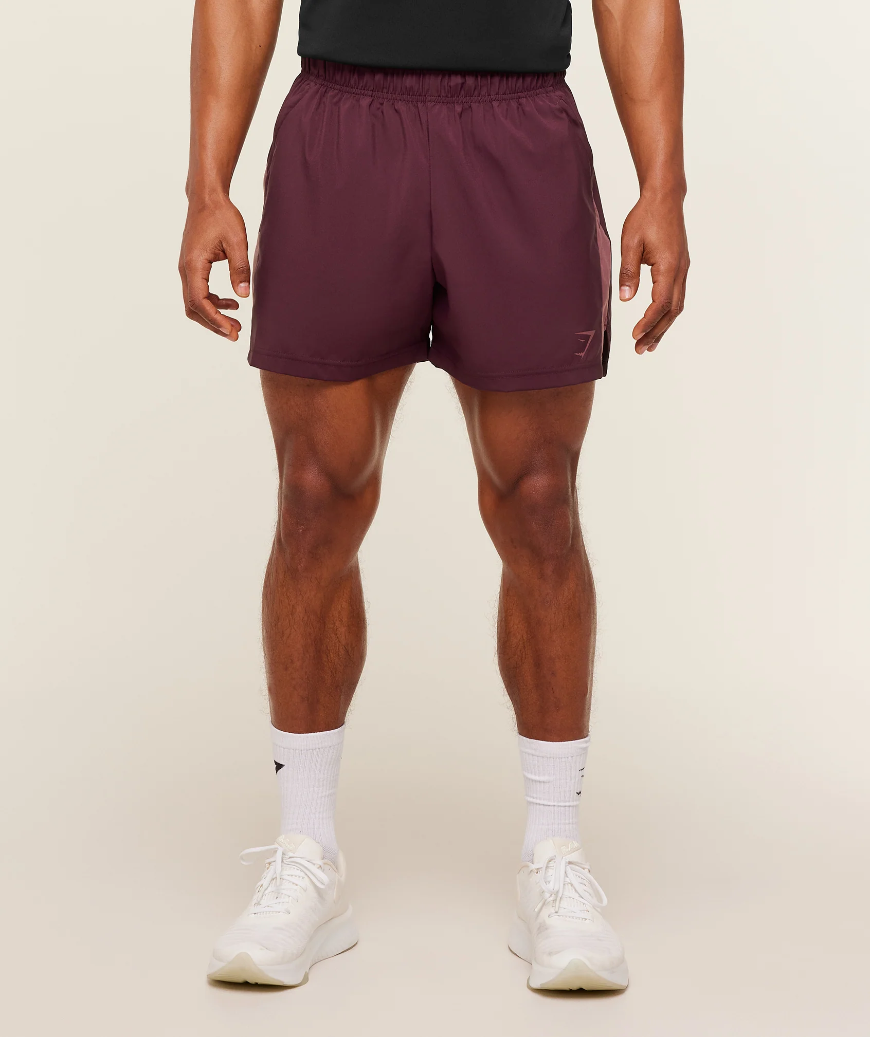 Gymshark Sport 5" Shorts - Impact Burgundy/Reset Pink - Image 2
