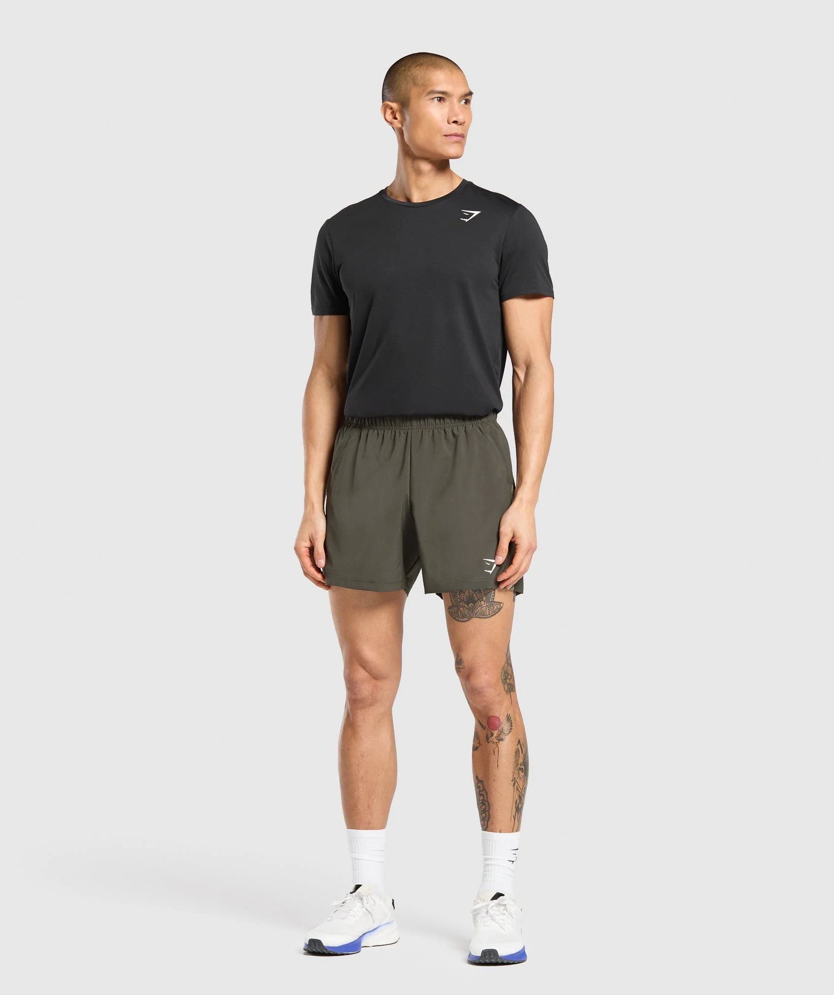 Gymshark Sport  5" Shorts - Strength Green/Utility Green - Image 5