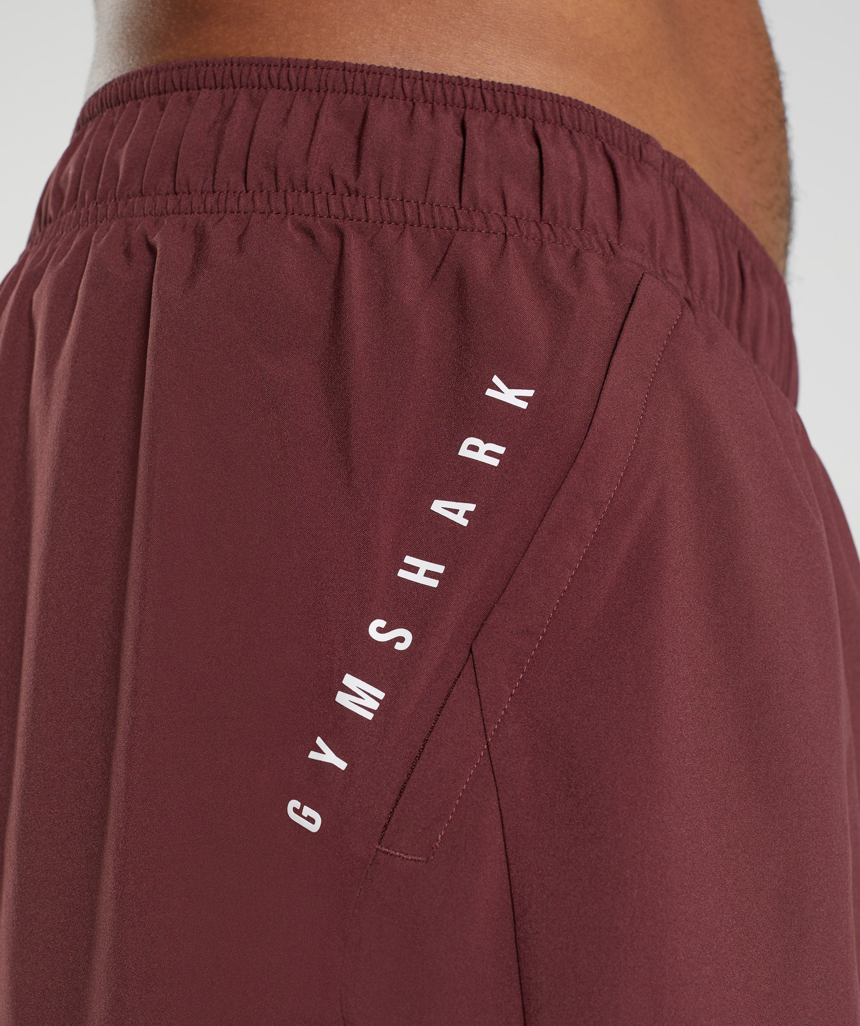 Gymshark Sport 7" 2 in 1 Short - Baked Maroon/Salsa Red - Image 5
