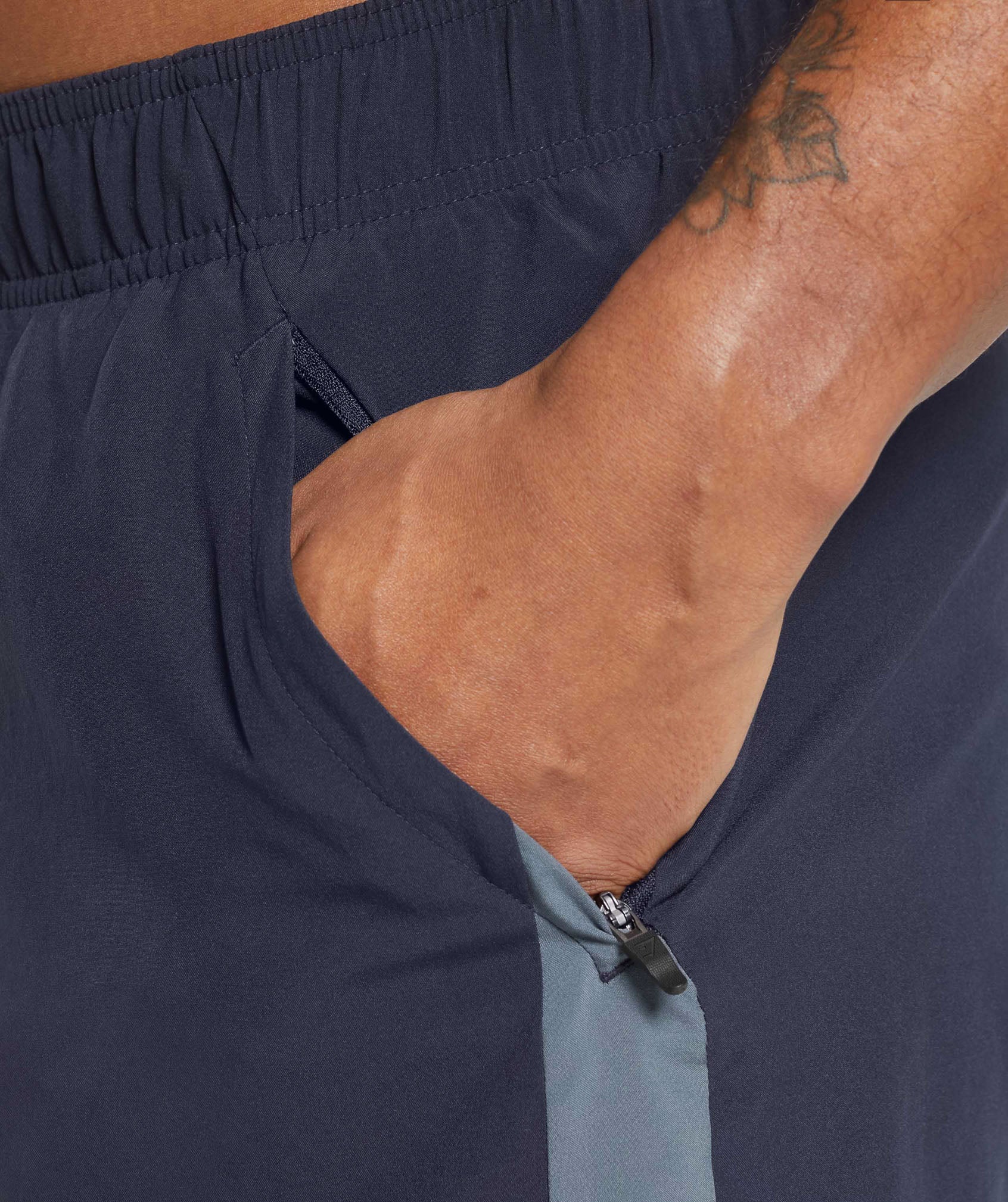 Gymshark Sport 7" 2 in 1 Shorts - Heavy Blue/Iron Blue - Image 5