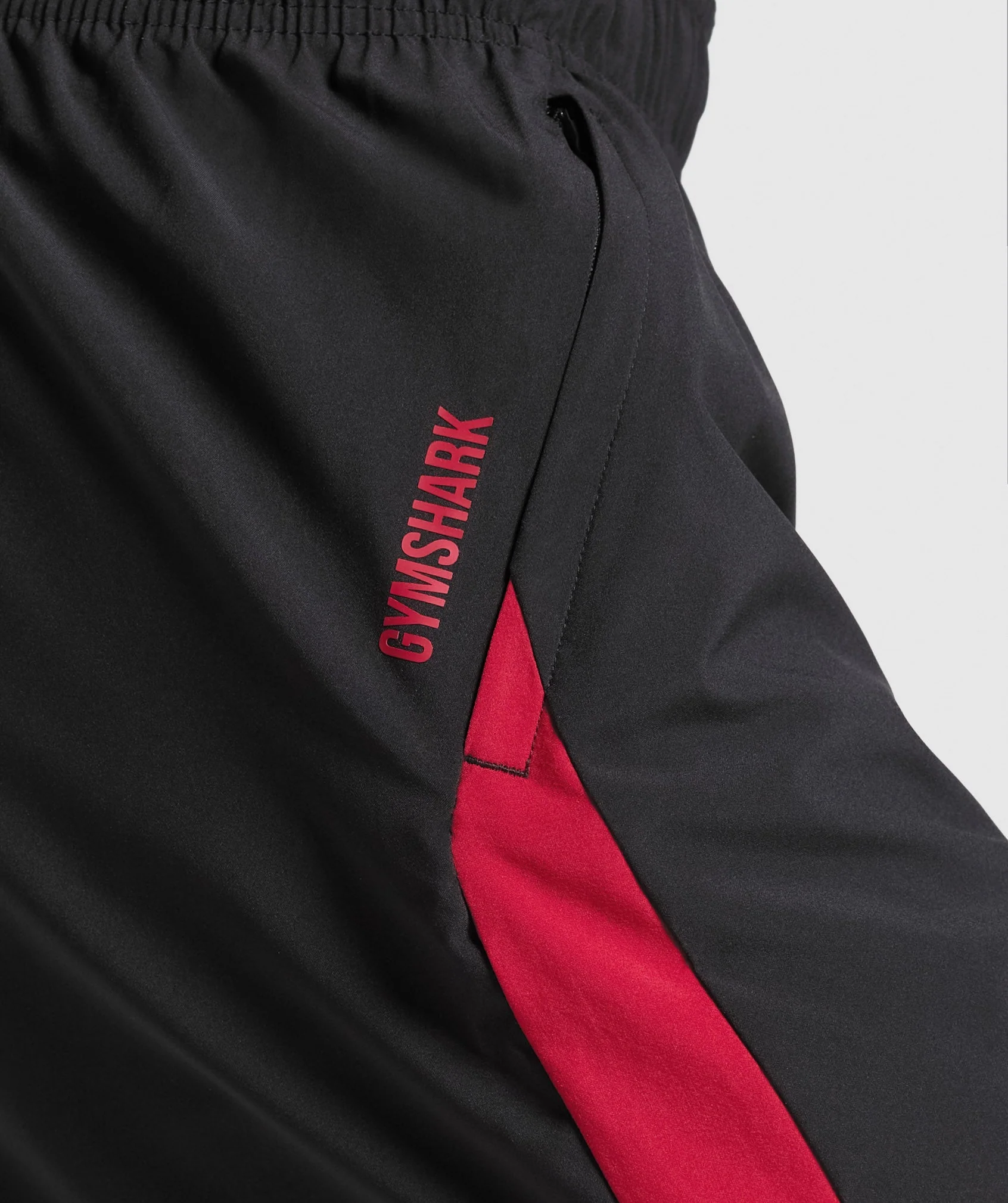 Gymshark Sport  7" Shorts - Black/Conditioning Red - Image 7