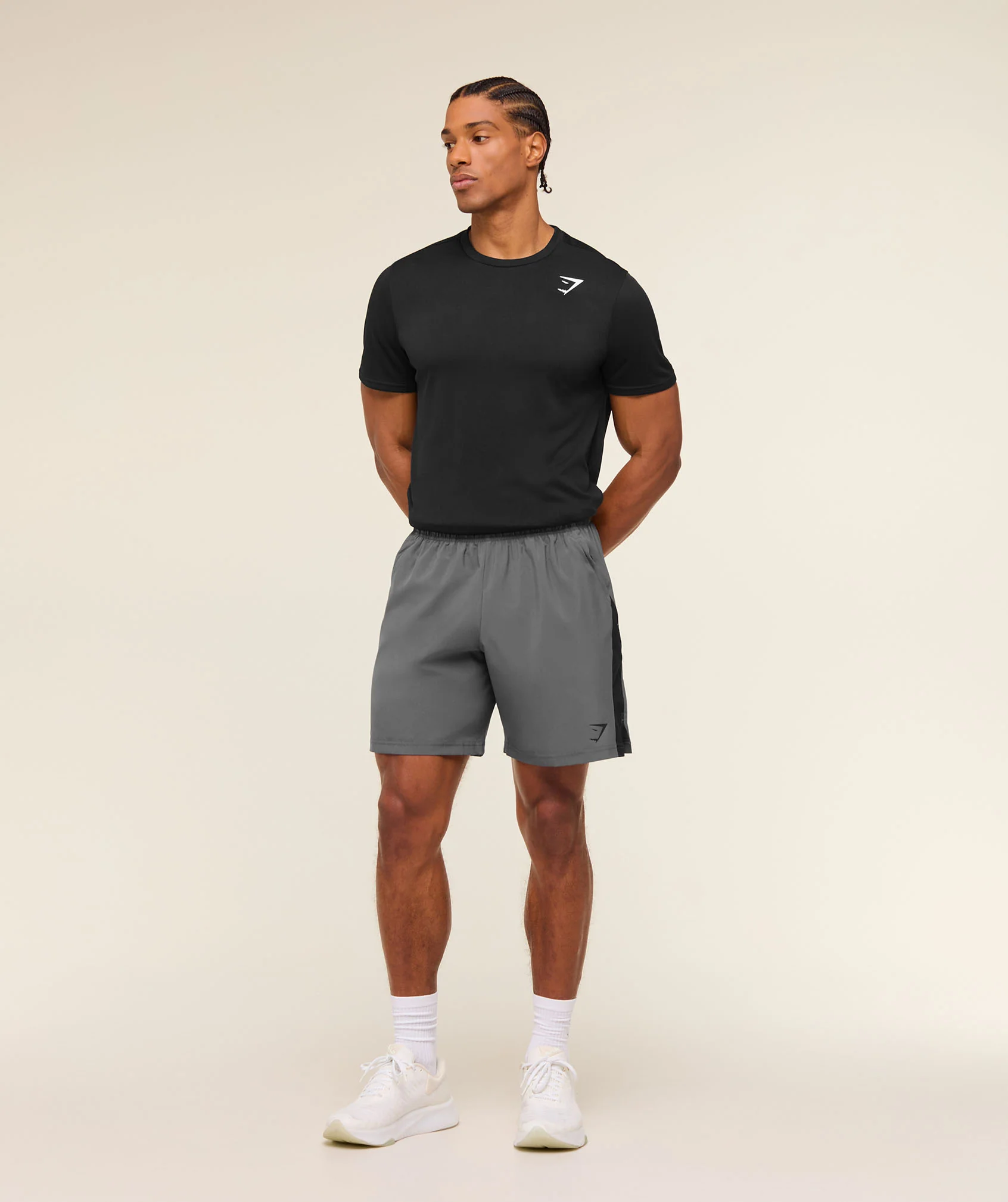 Gymshark Sport  7" Shorts - Dark Grey/Black - Image 5