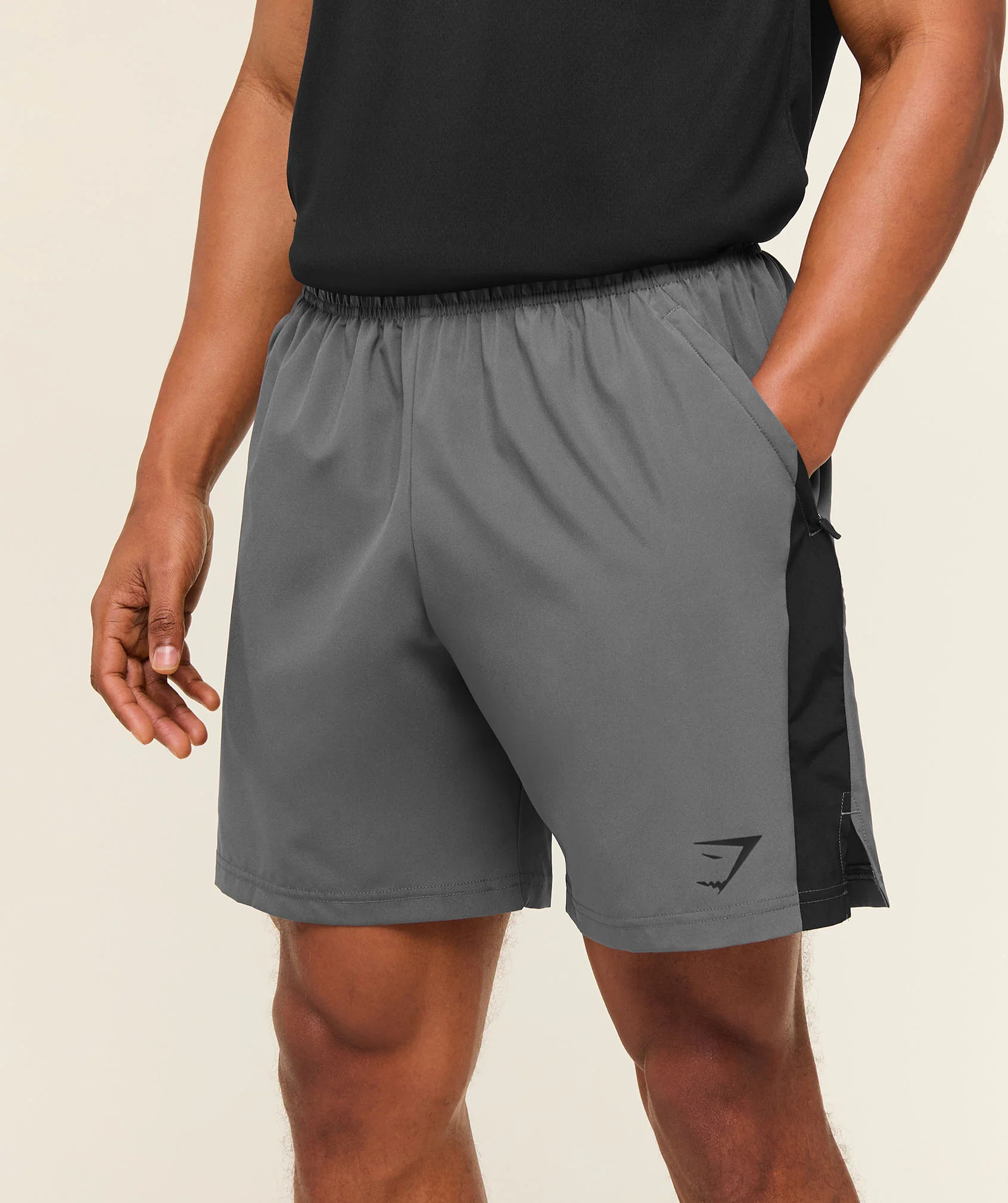 Gymshark Sport  7" Shorts - Dark Grey/Black - Image 6