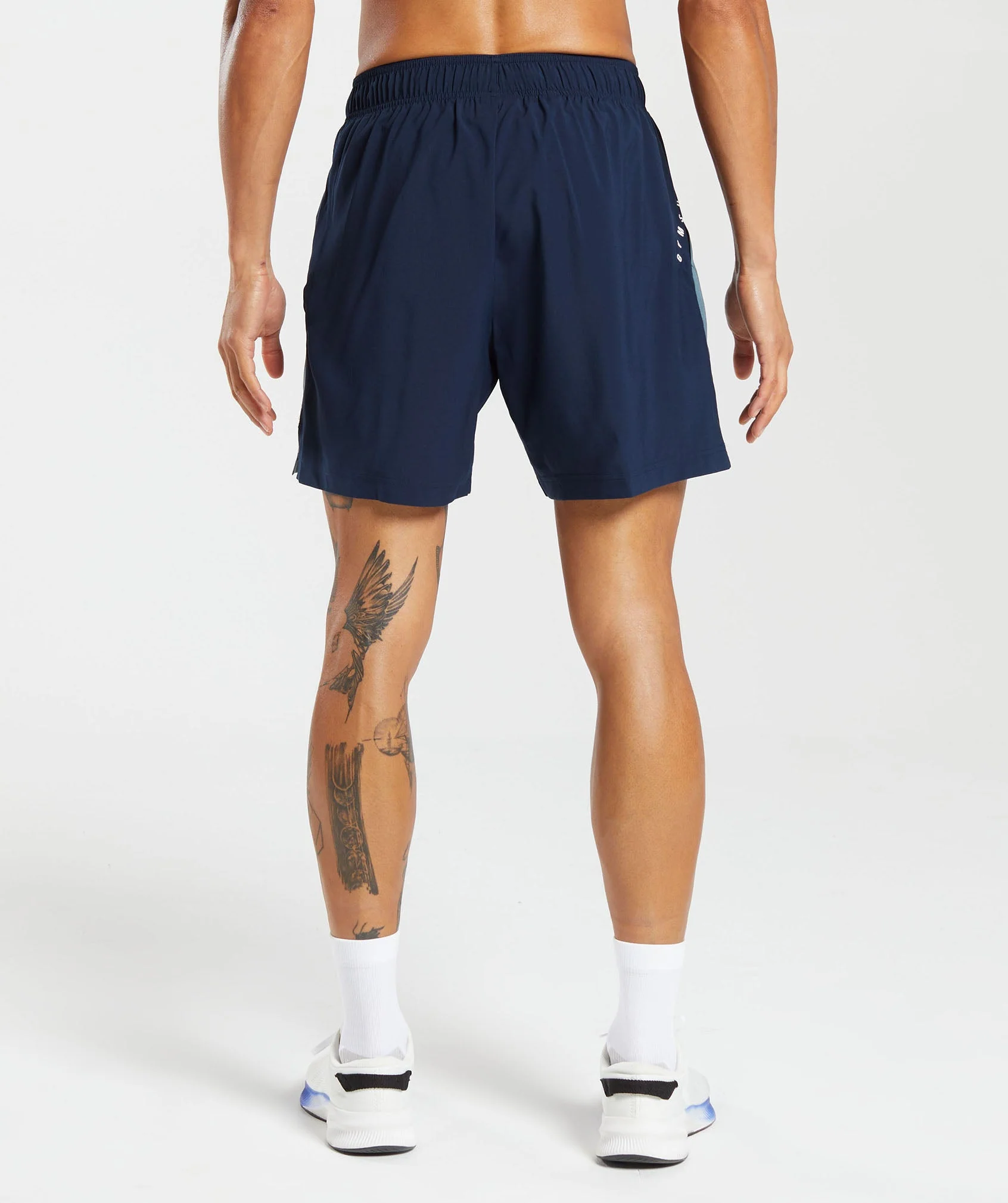 Gymshark Sport 7" Shorts - Navy/Denim Teal - Image 2