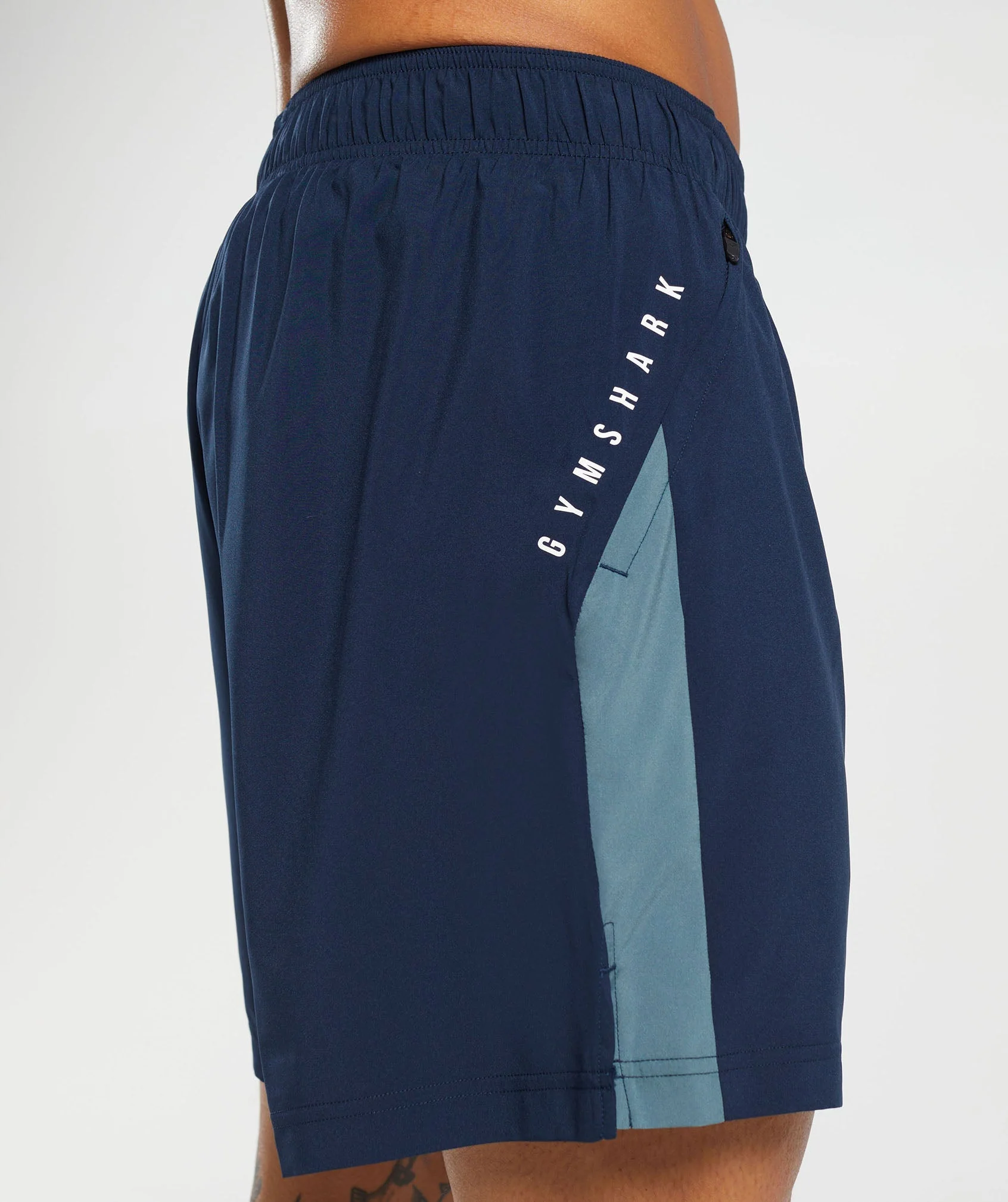 Gymshark Sport 7" Shorts - Navy/Denim Teal - Image 5