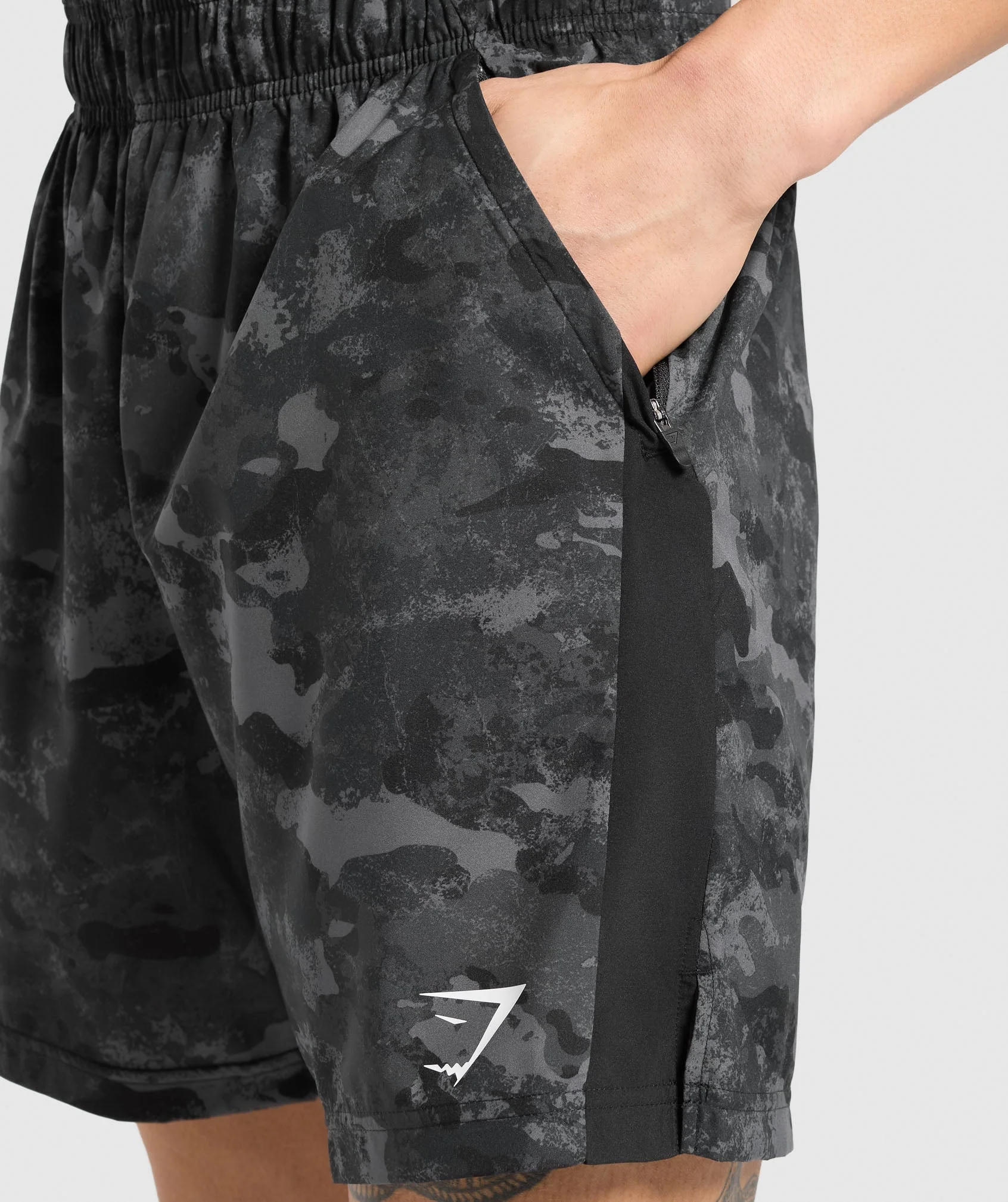 Gymshark Sport 7" Shorts - Graphite Grey/Black - Image 12