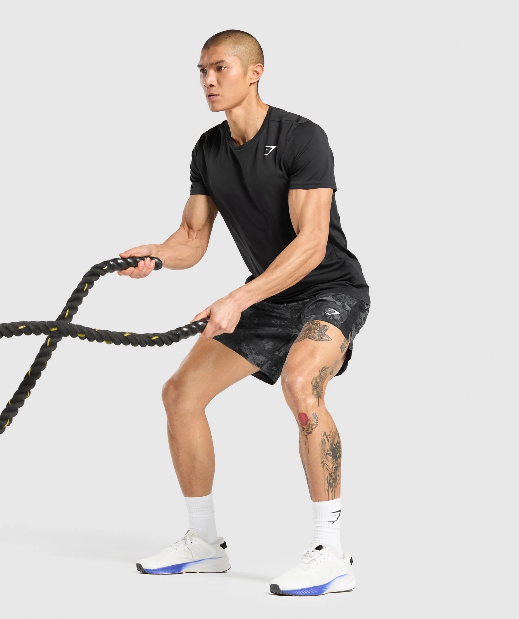 Gymshark Sport 7" Shorts - Graphite Grey/Black - Image 9