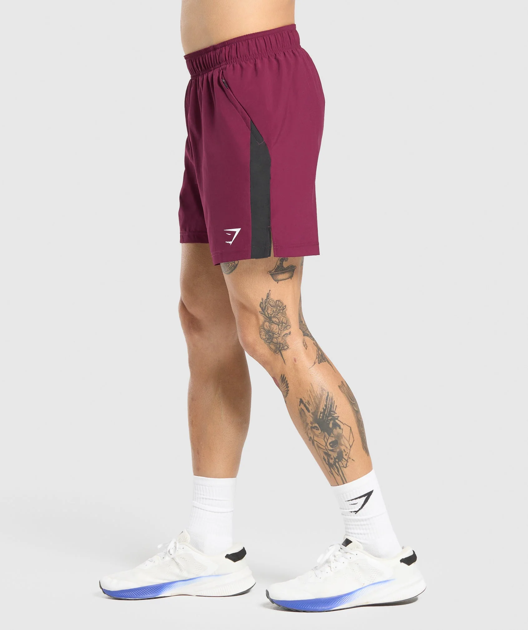 Gymshark Sport  7" Shorts - Strong Pink/Black