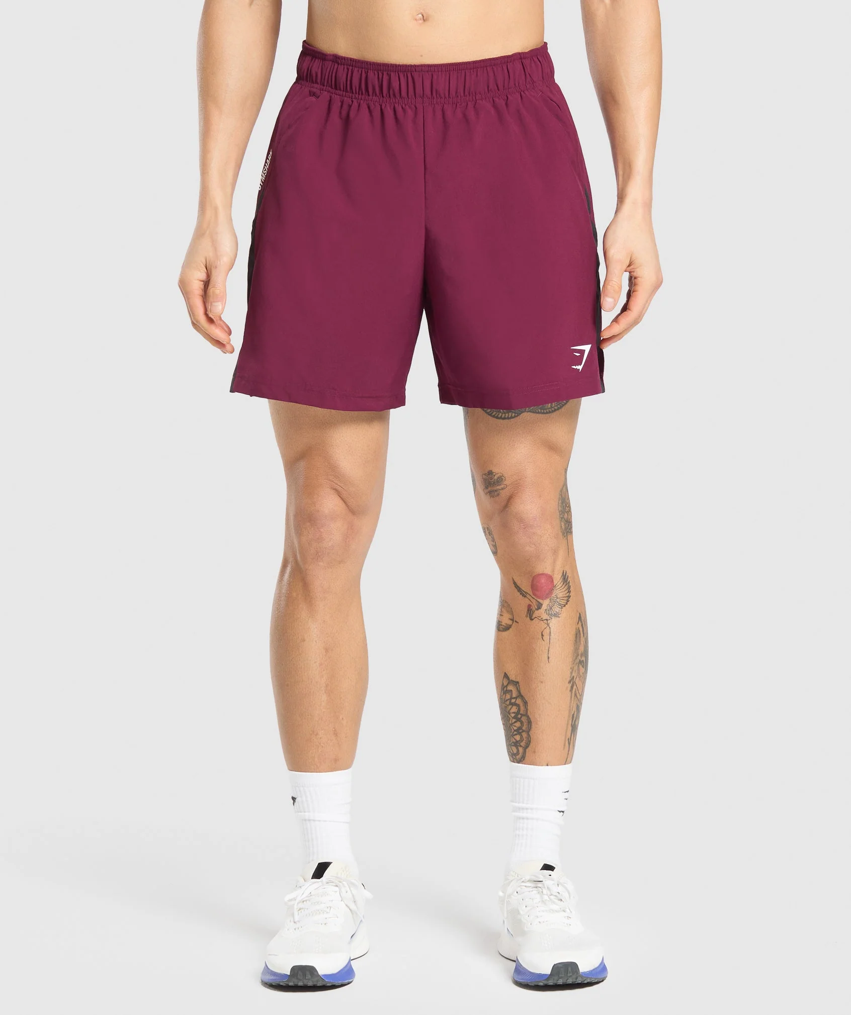 Gymshark Sport  7" Shorts - Strong Pink/Black - Image 2