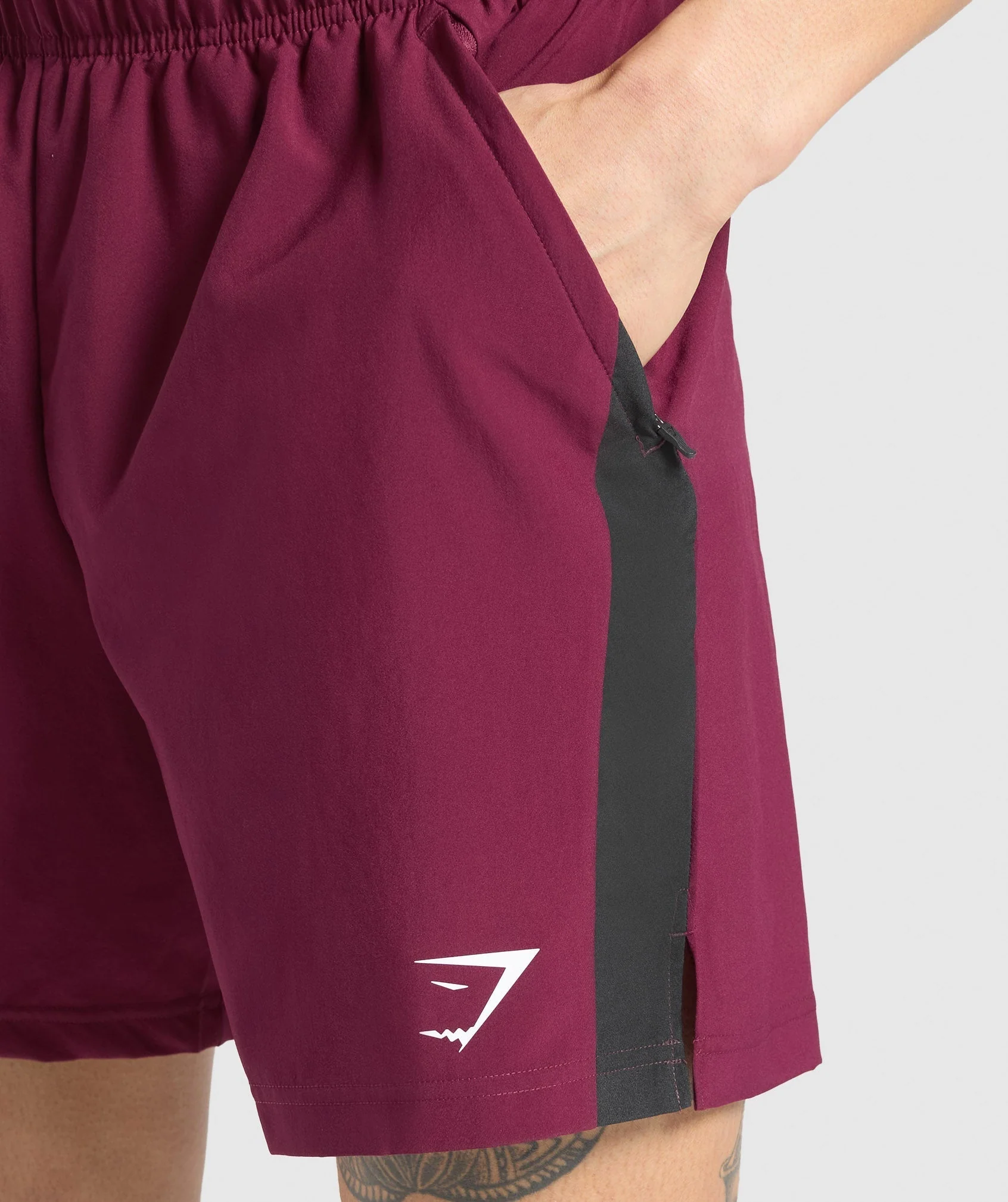 Gymshark Sport  7" Shorts - Strong Pink/Black - Image 6