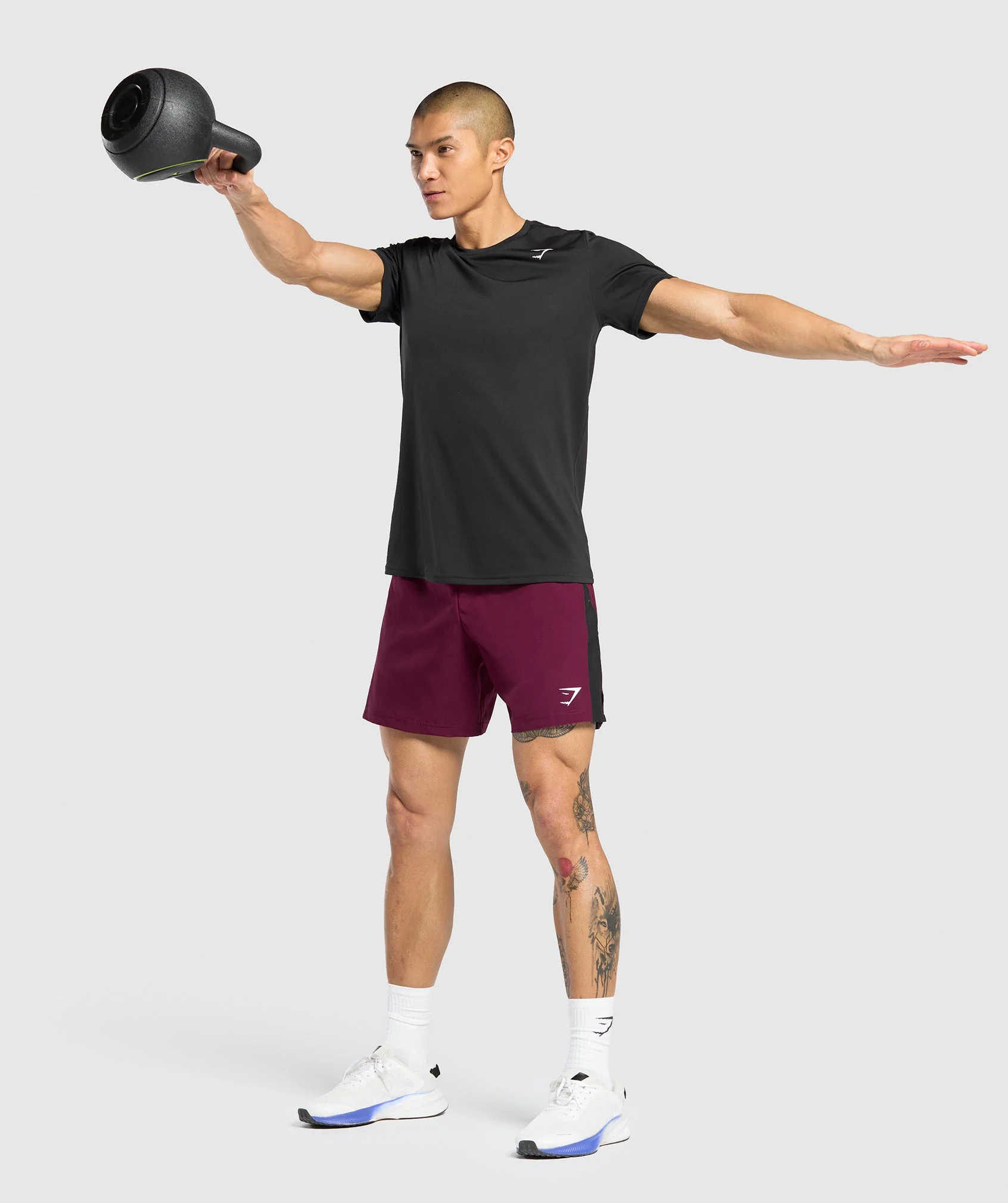 Gymshark Sport  7" Shorts - Strong Pink/Black - Image 7
