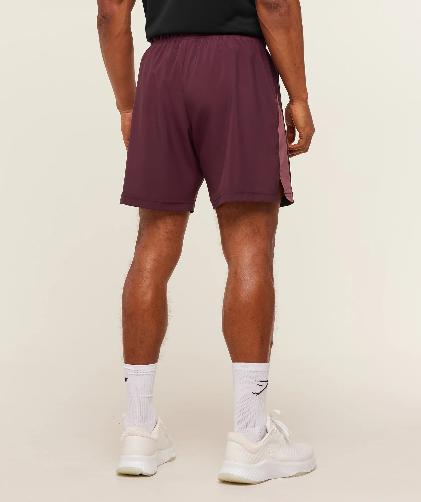 Gymshark Sport 7" Shorts - Impact Burgundy/Reset Pink - Image 3