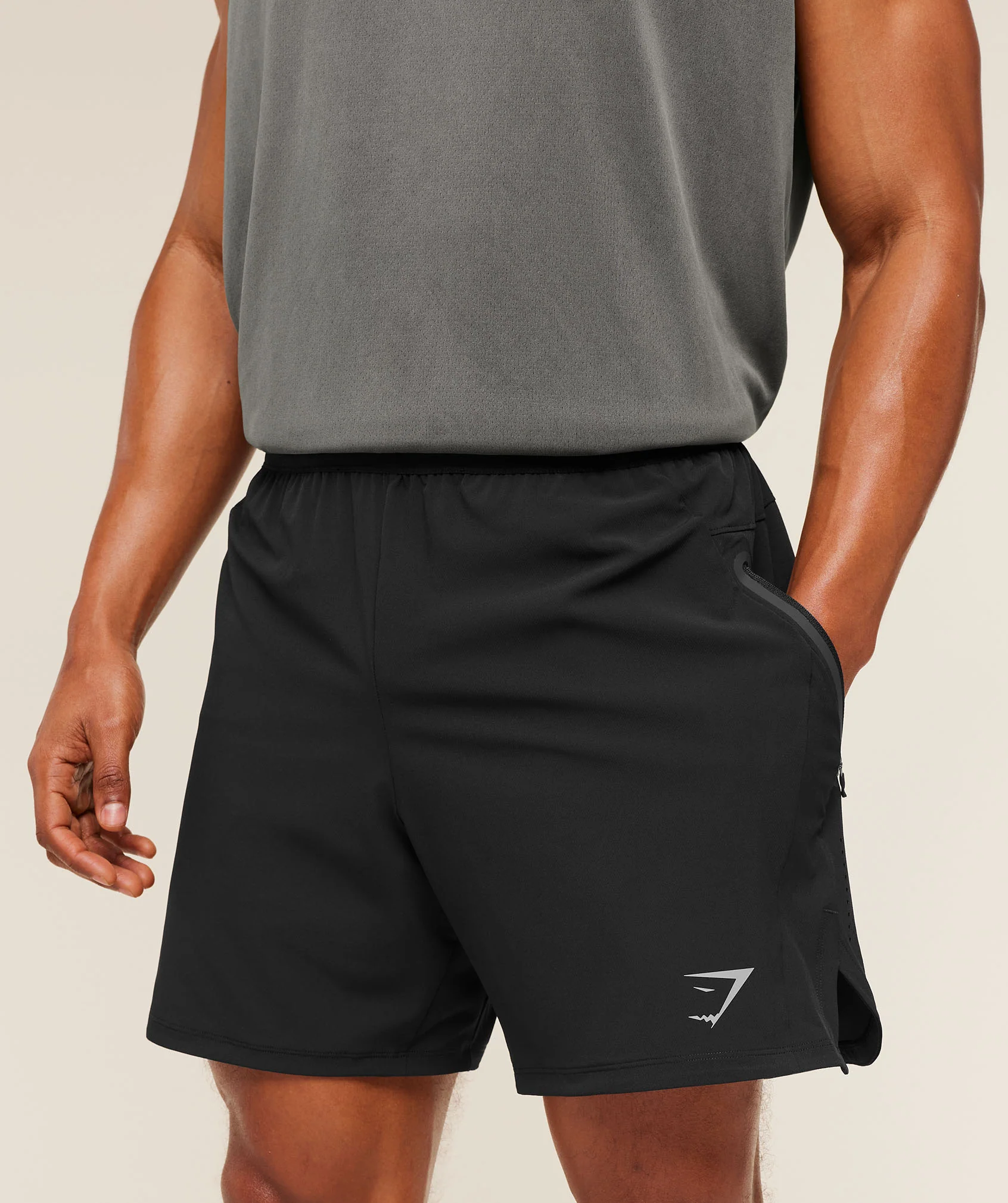 Gymshark Sport Hybrid 6" Shorts - Black - Image 5
