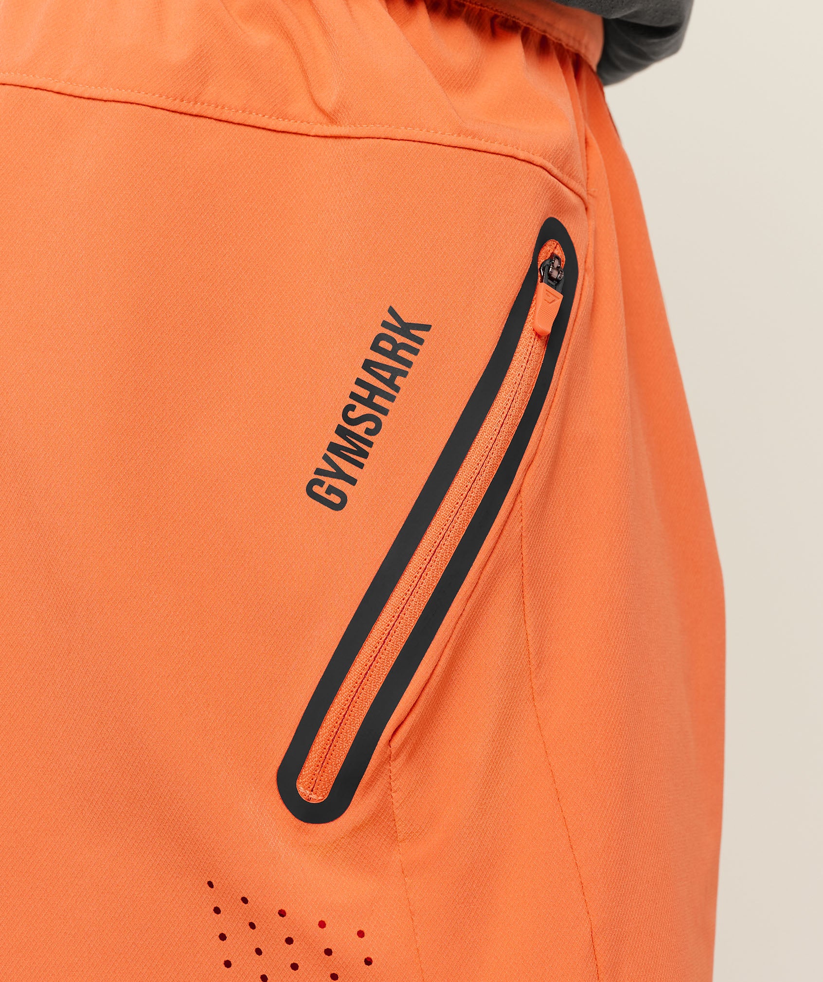 Gymshark Sport Hybrid 6" Shorts - Dayglow Peach - Image 6