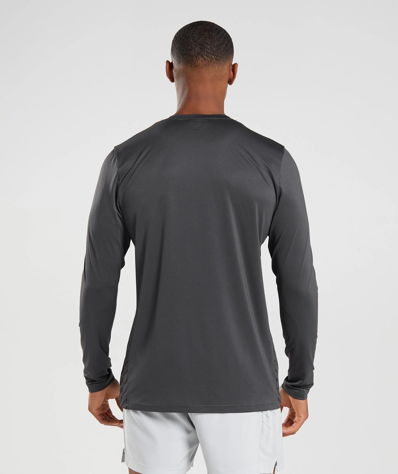 Gymshark Sport Stripe Long Sleeve T-Shirt - Onyx Grey - Image 2