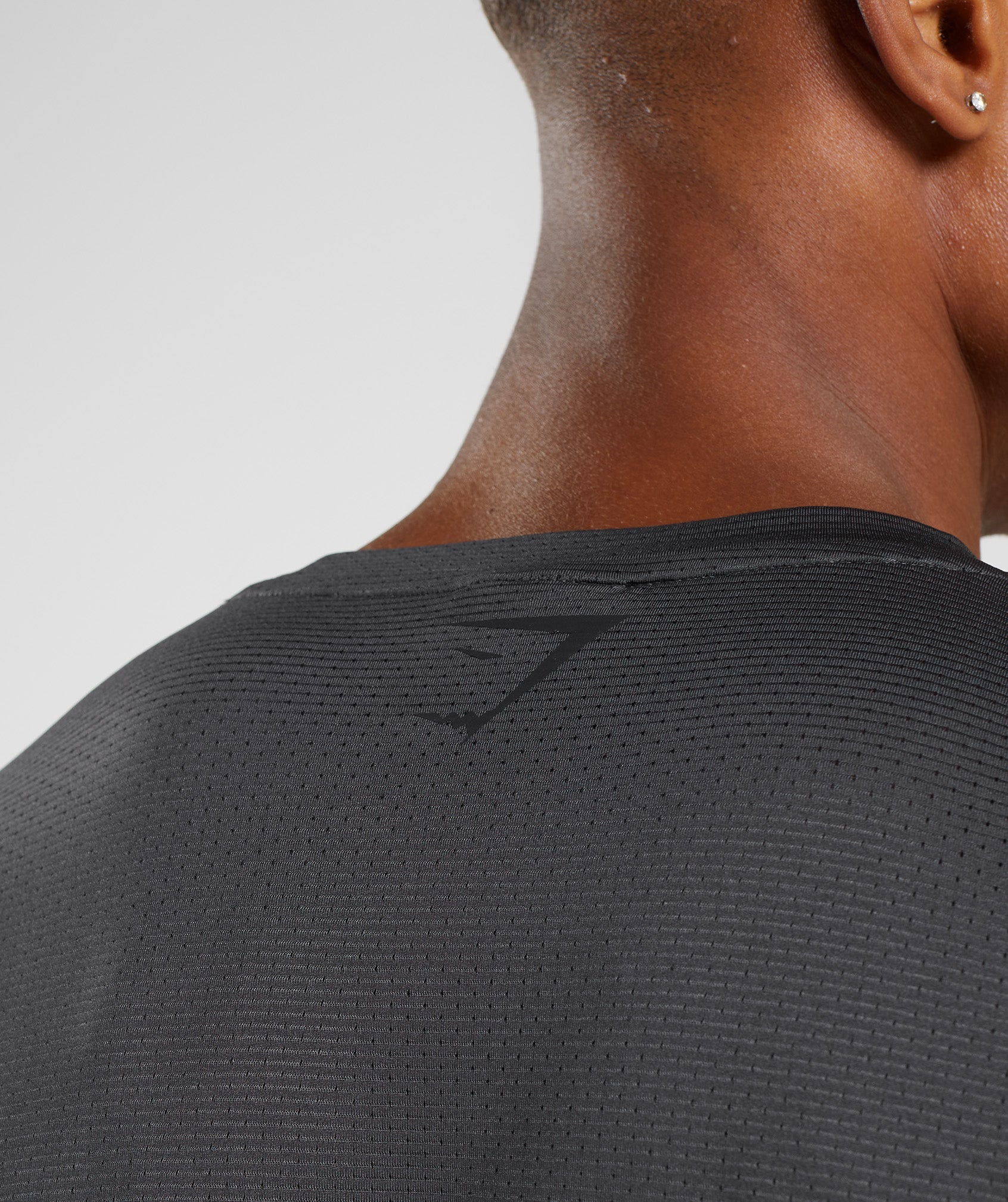 Gymshark Sport Stripe Long Sleeve T-Shirt - Onyx Grey - Image 5
