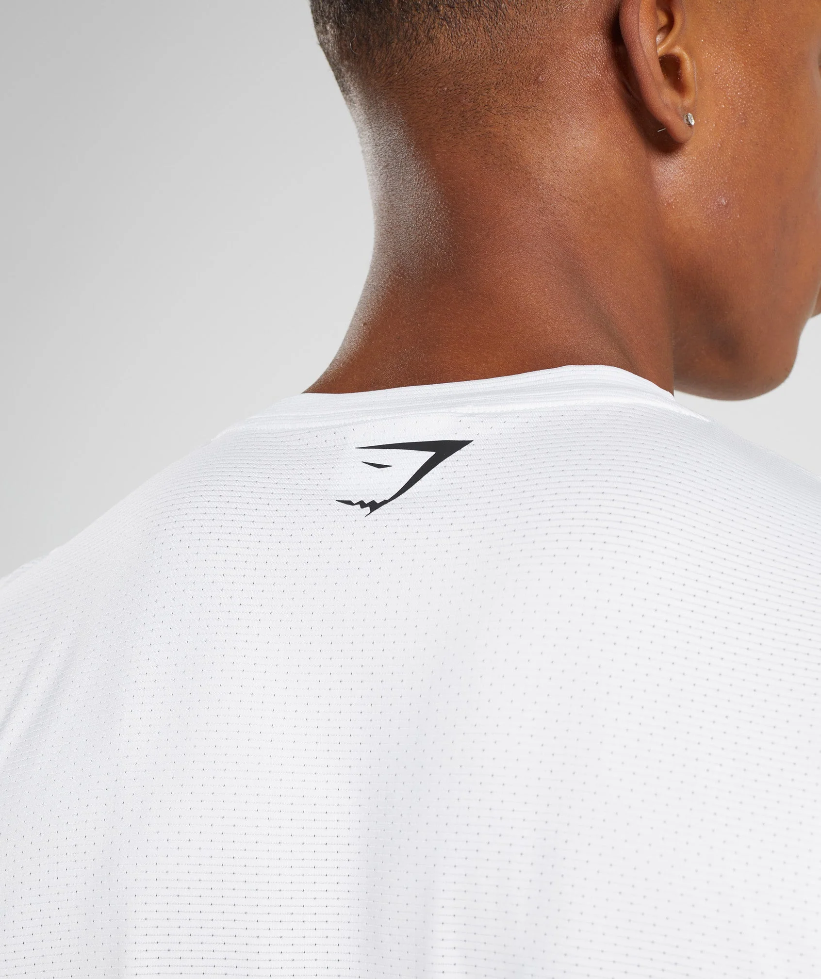 Gymshark Sport Stripe Long Sleeve T-Shirt - White - Image 5