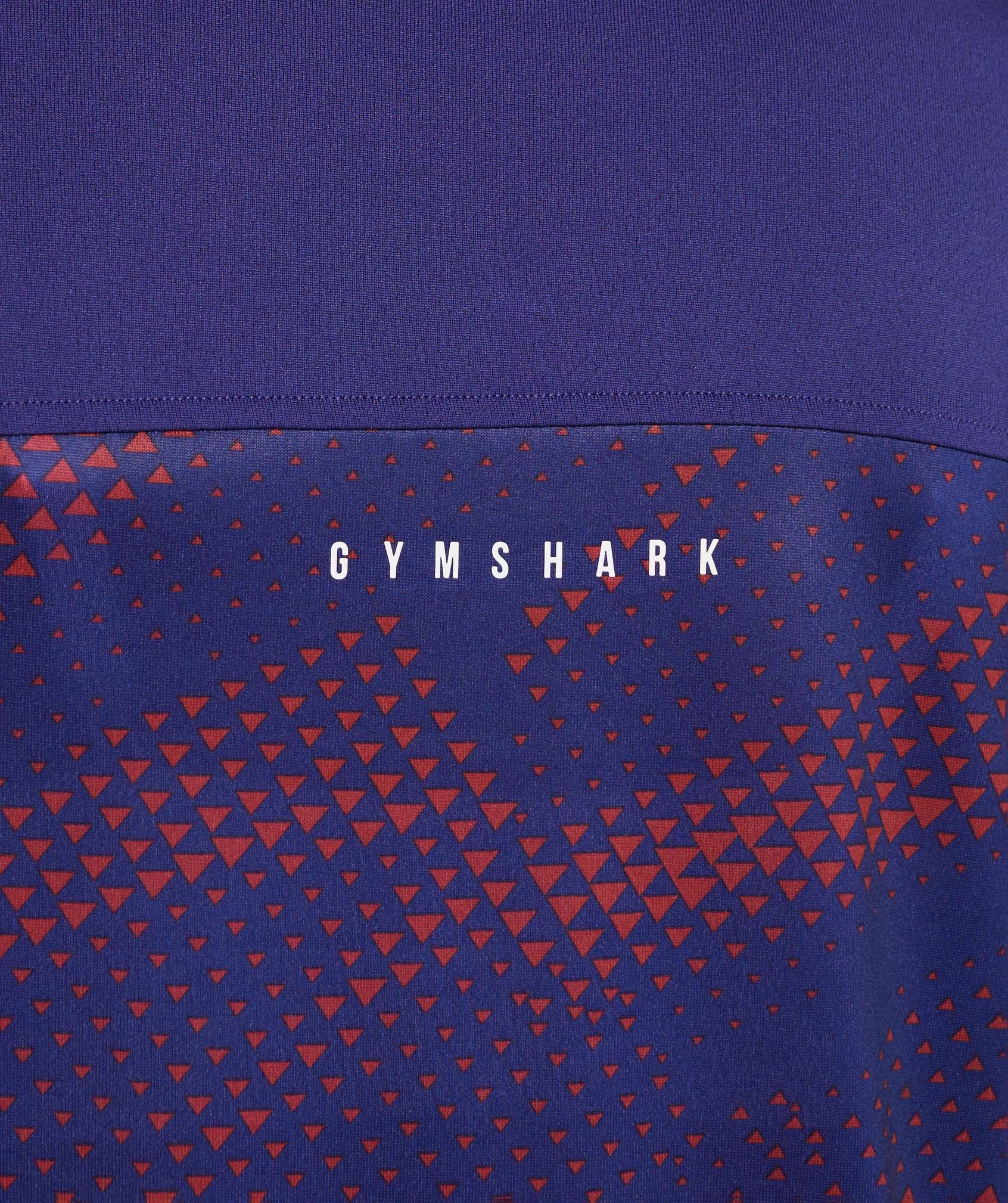 Gymshark Sport Printed Long Sleeve T-Shirt - Neptune Purple - Image 6