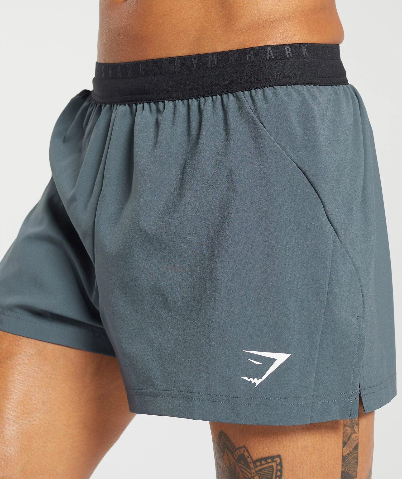 Gymshark Sport Run 3" Short - Titanium Blue - Image 6