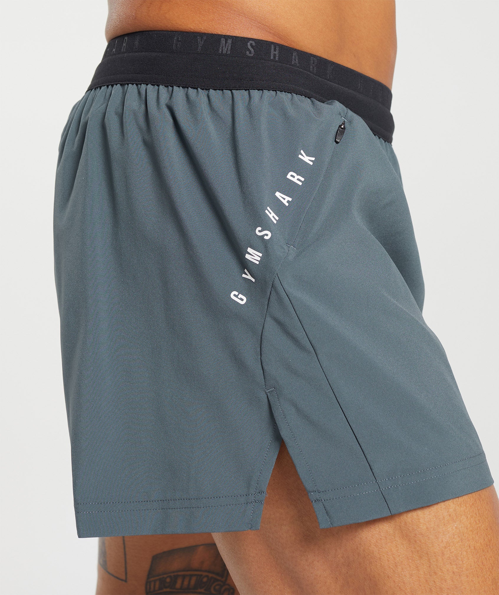 Gymshark Sport Run 3" Short - Titanium Blue - Image 7