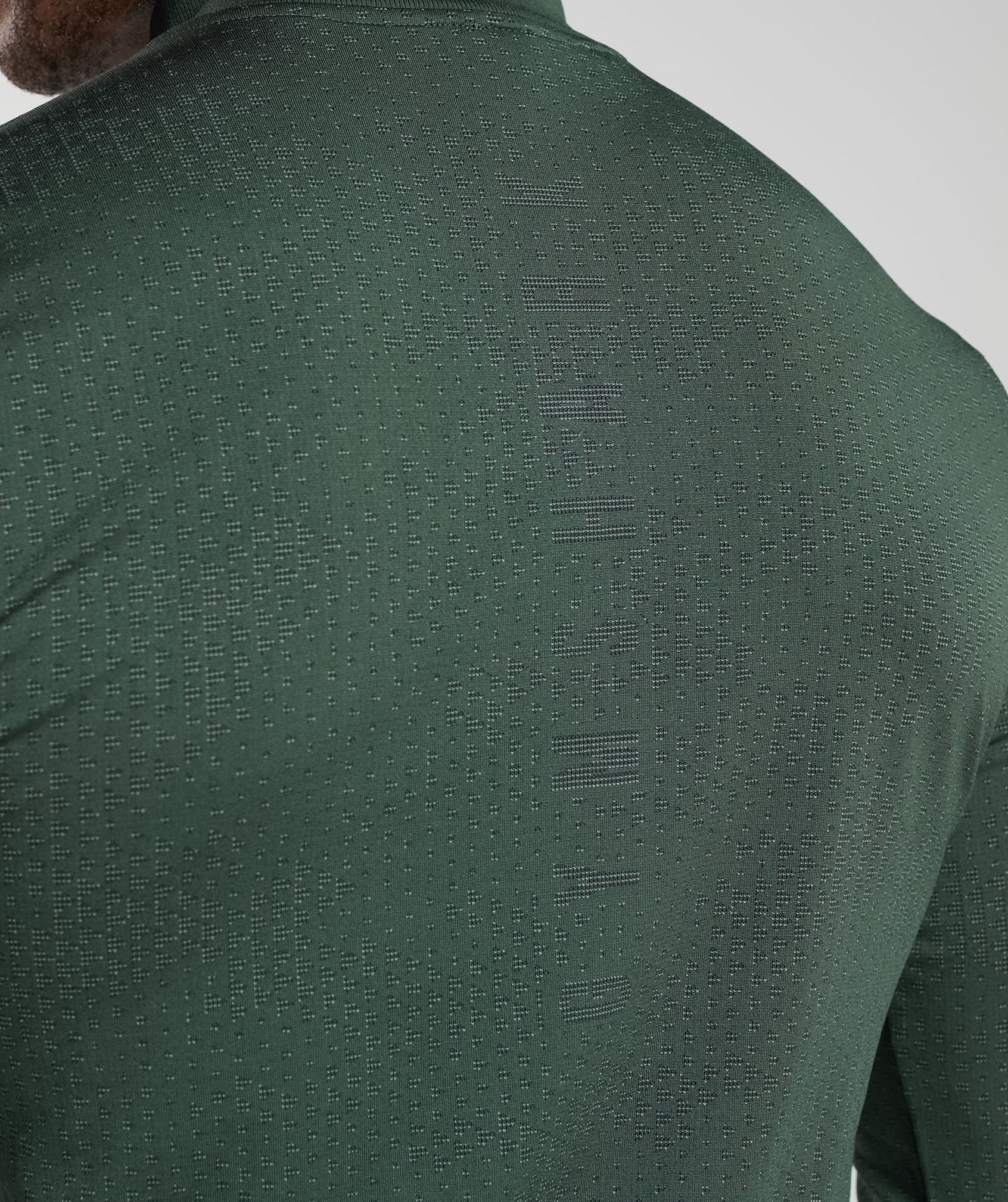Gymshark Sport Seamless 1/4 Zip - Fog Green/Black - Image 5