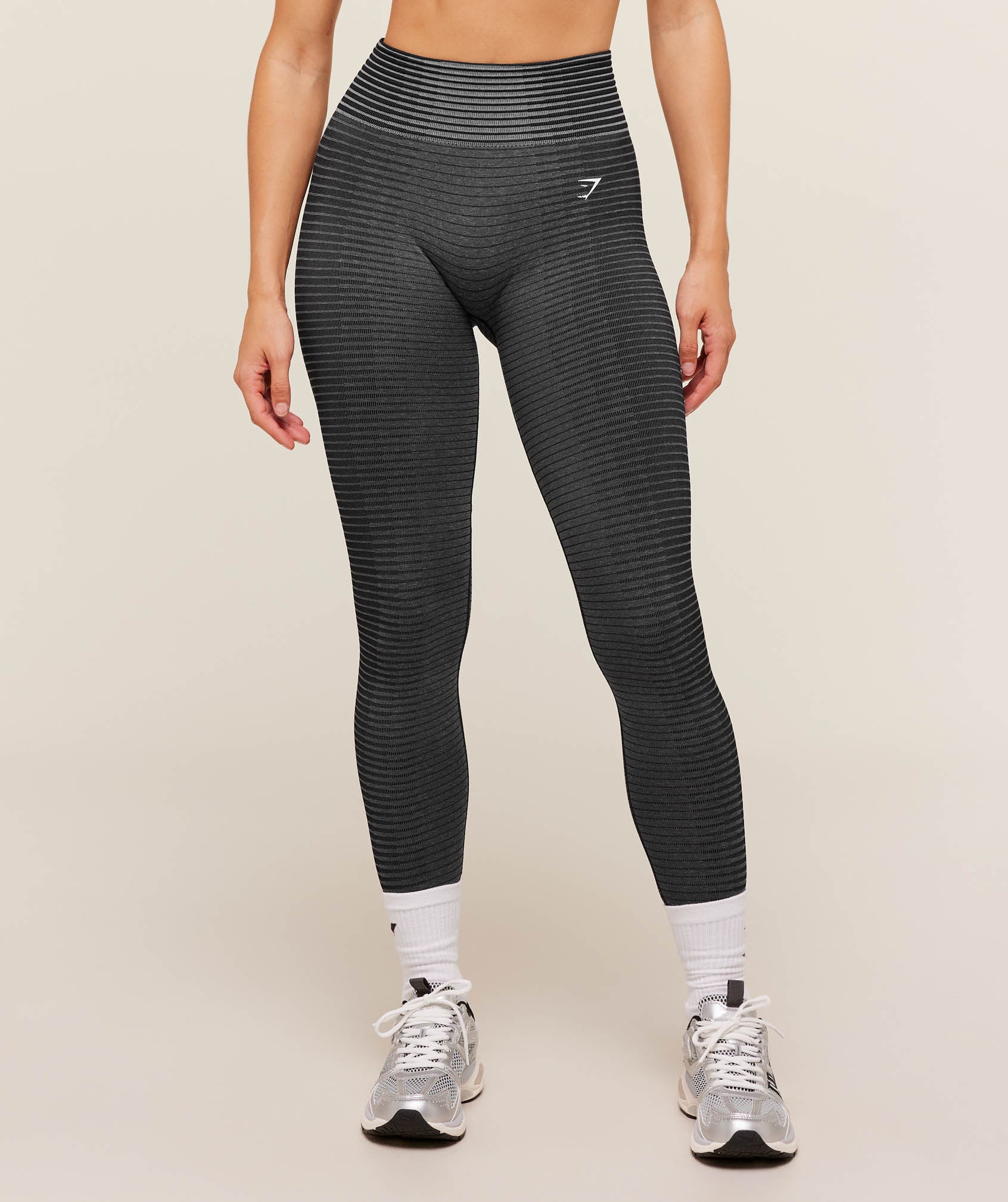Gymshark Sport Seamless Leggings - Grey/Black