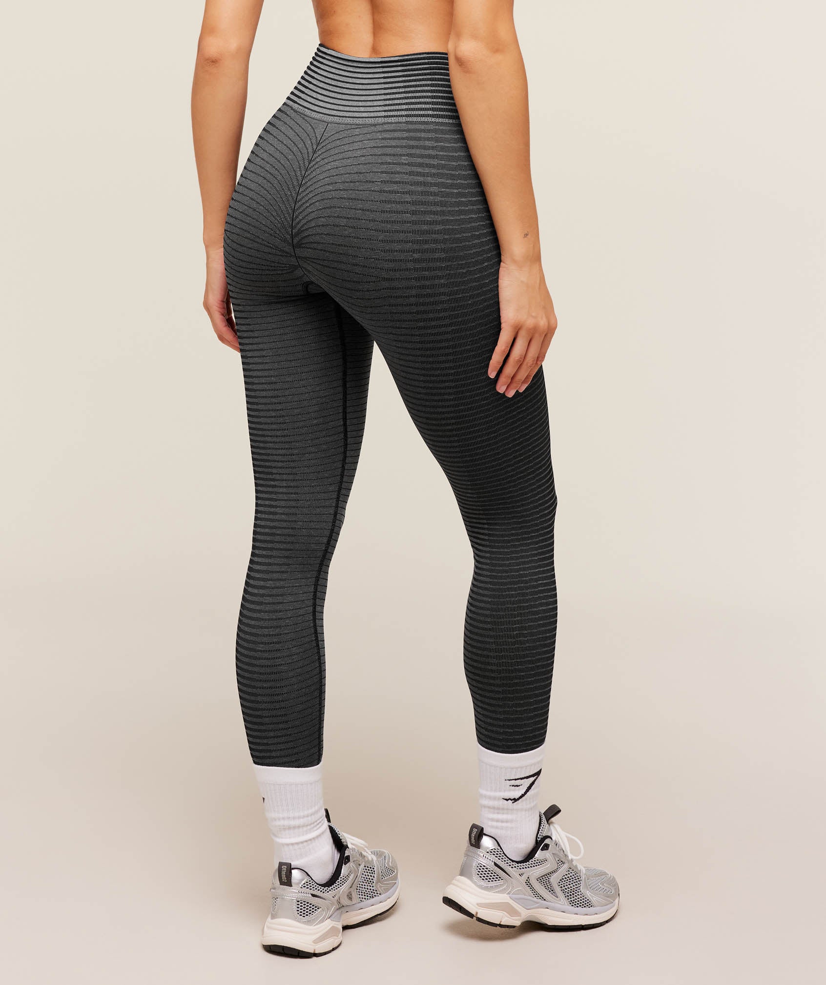 Gymshark Sport Seamless Leggings - Grey/Black - Image 2