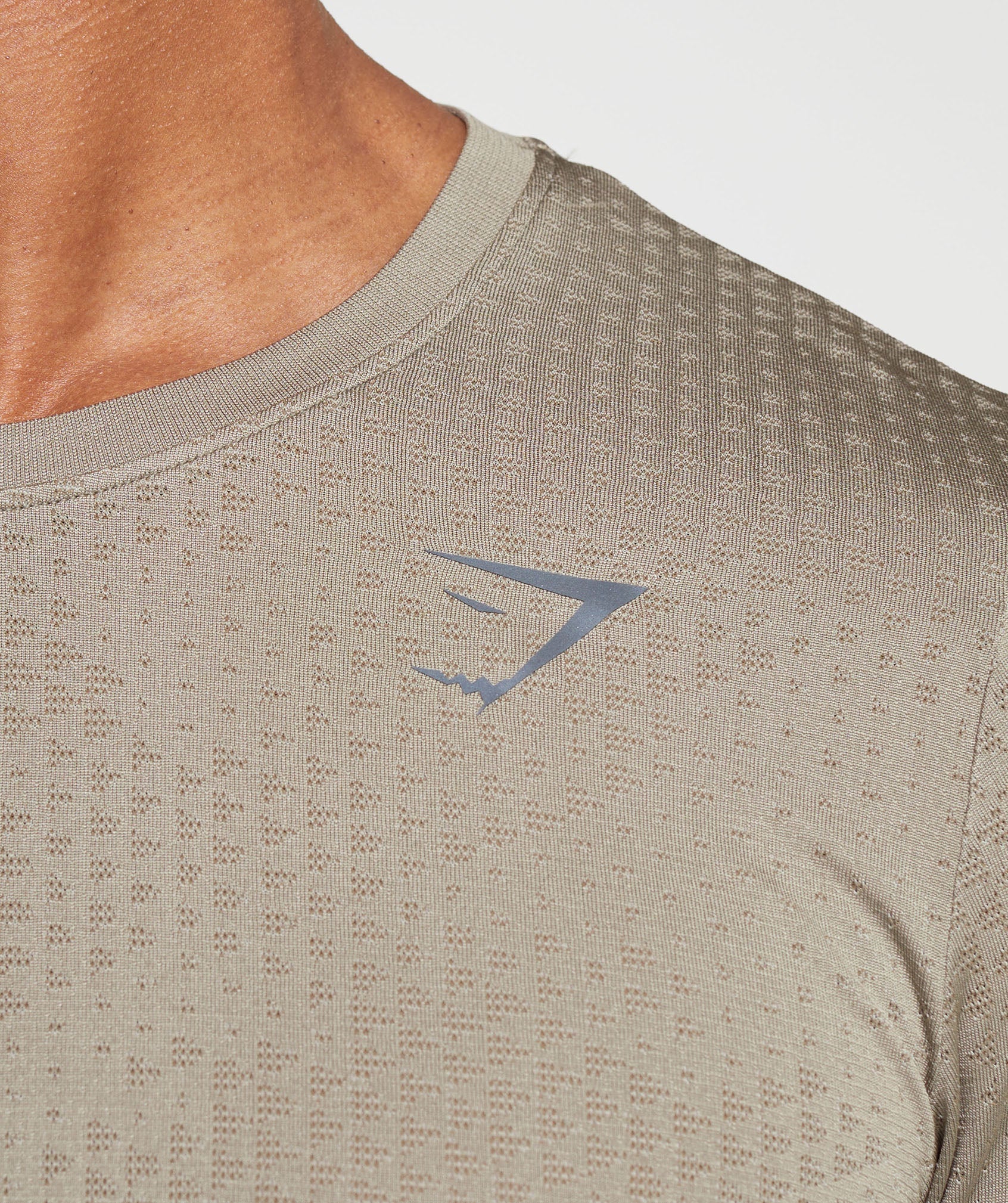 Gymshark Sport Seamless Long Sleeve T-Shirt - Linen Brown/Camo Brown - Image 5