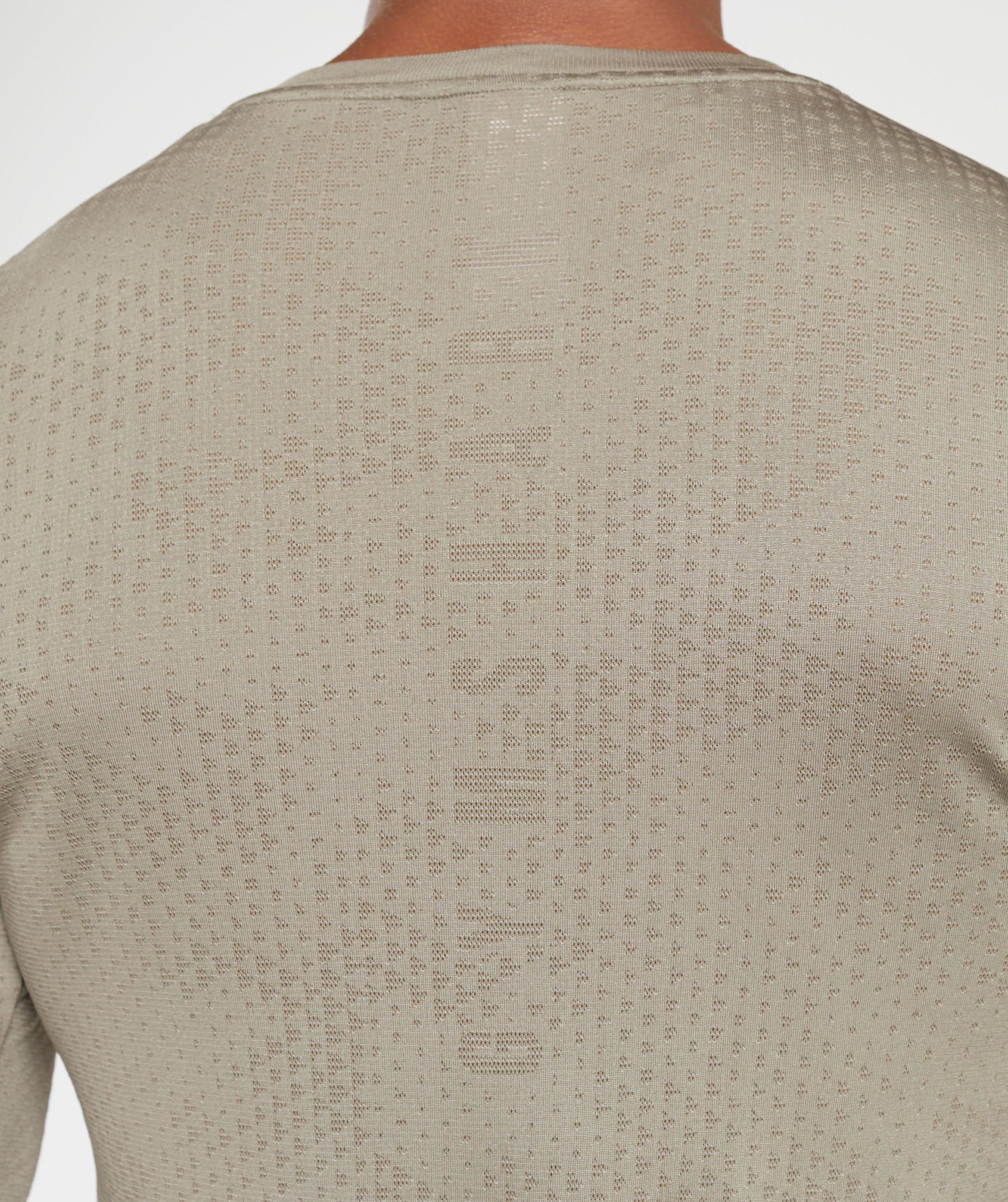Gymshark Sport Seamless Long Sleeve T-Shirt - Linen Brown/Camo Brown - Image 6