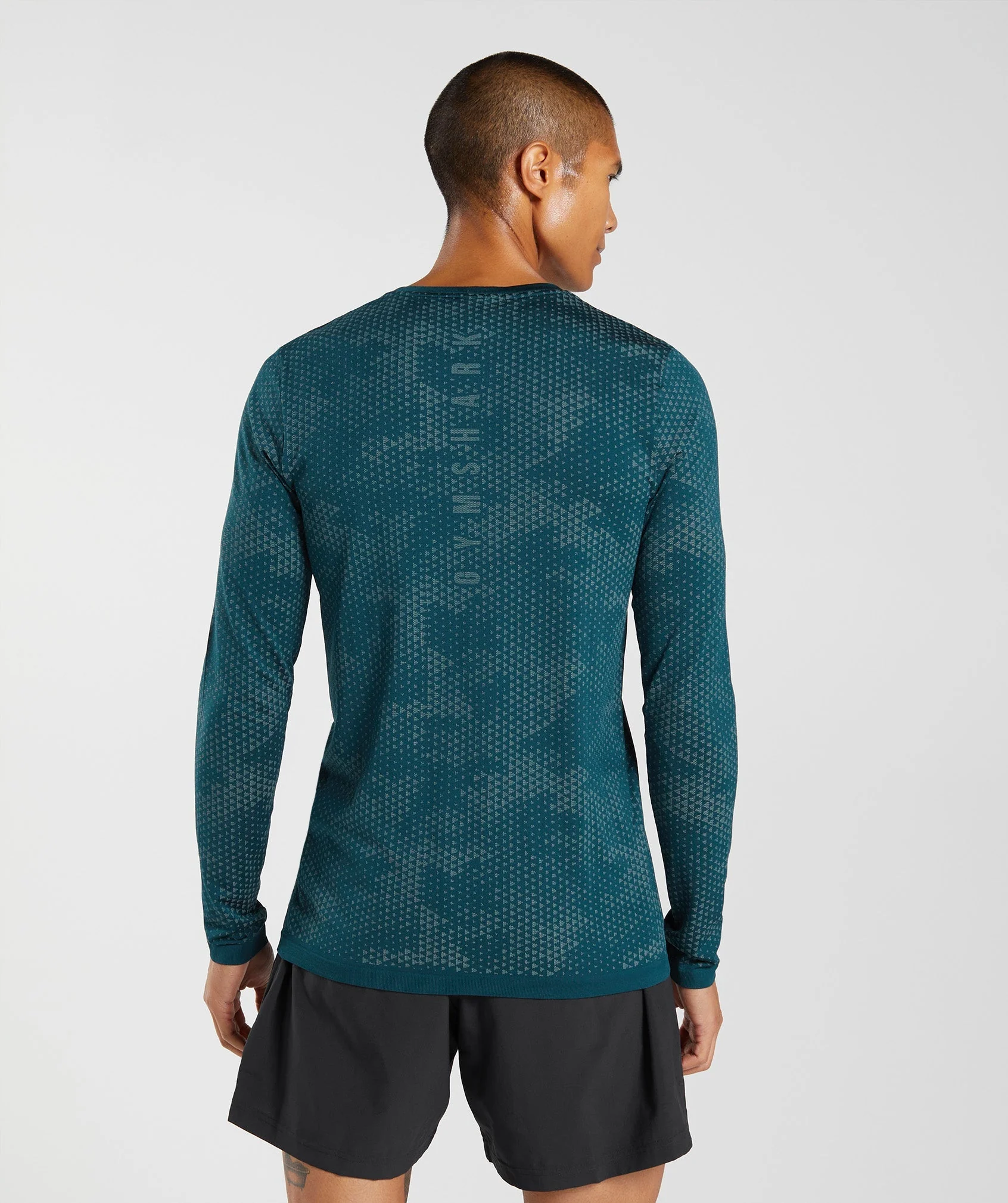 Gymshark Sport Seamless Long Sleeve T-Shirt - Winter Teal/Slate Blue - Image 2
