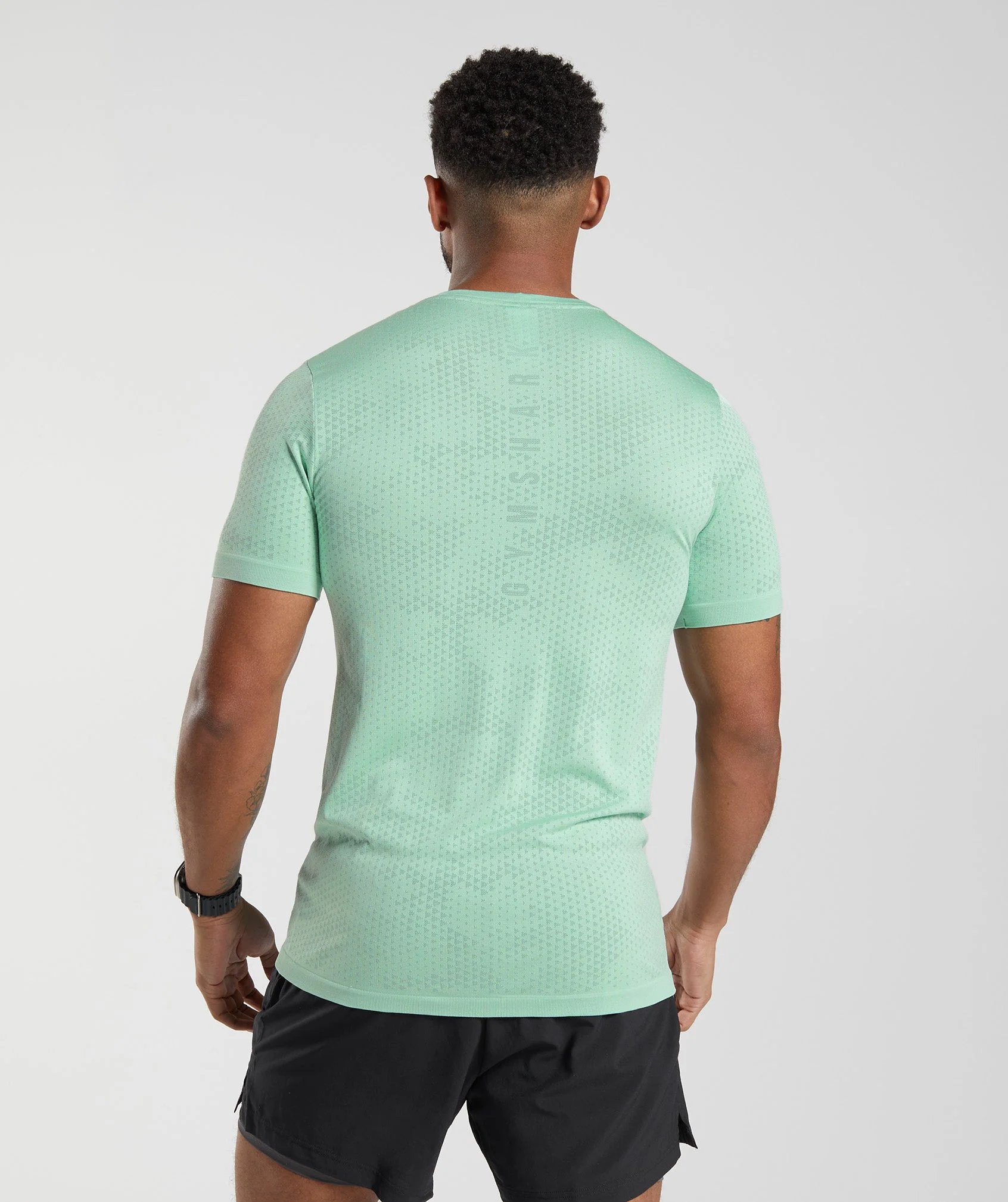 Gymshark Sport Seamless T-Shirt - Pastel Green/Willow Green - Image 2