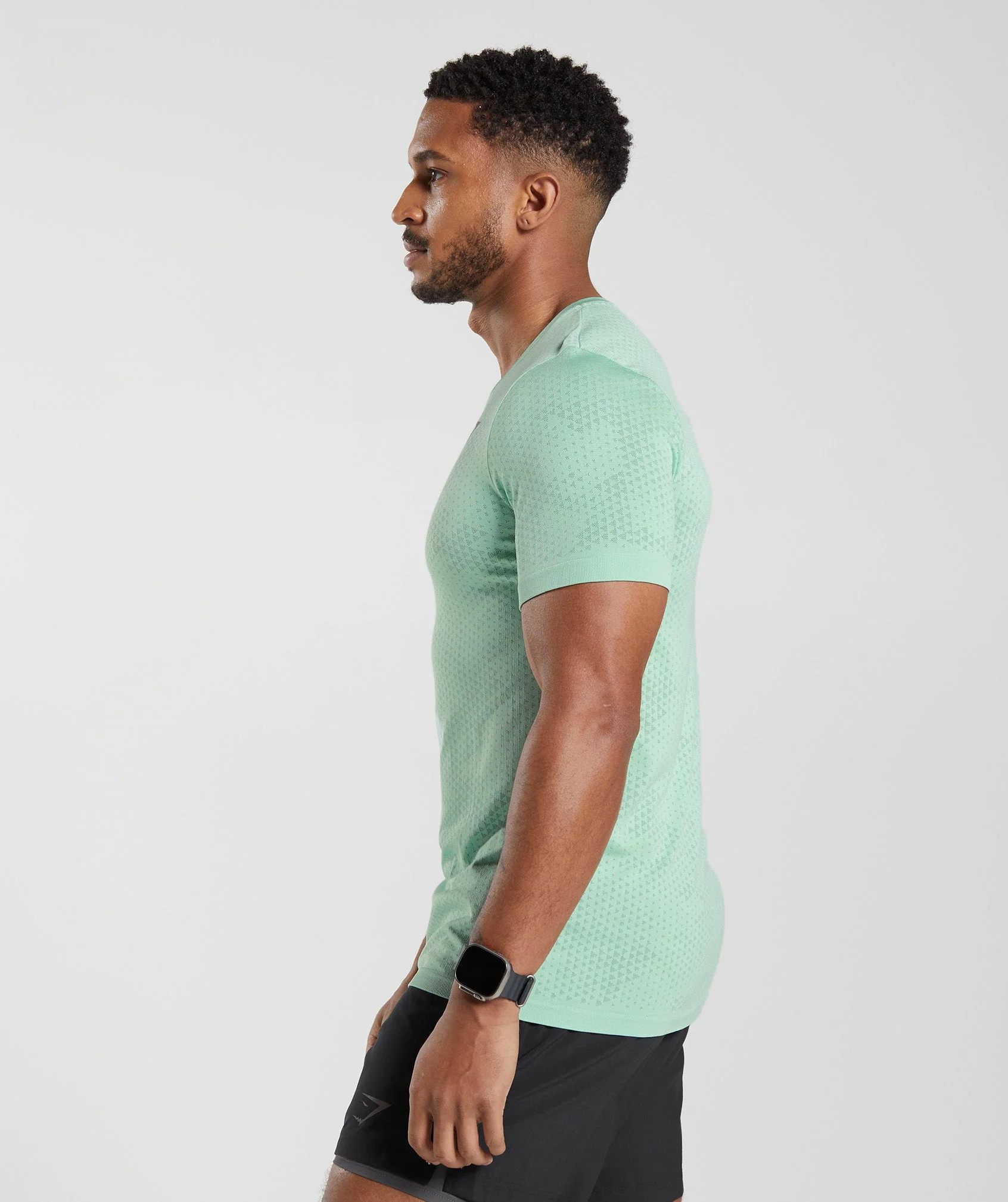 Gymshark Sport Seamless T-Shirt - Pastel Green/Willow Green - Image 3