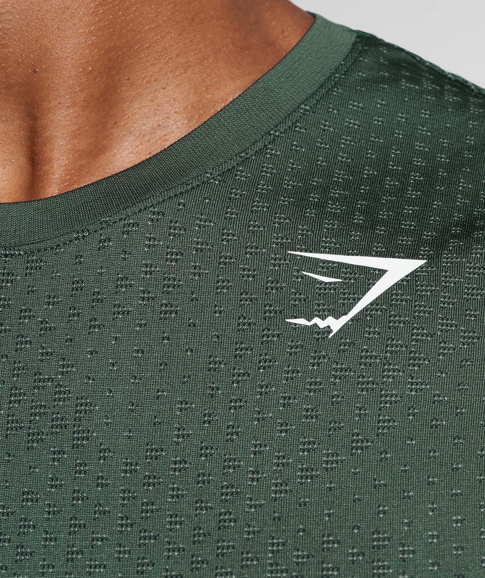 Gymshark Sport Seamless Tank - Fog Green/Black - Image 6