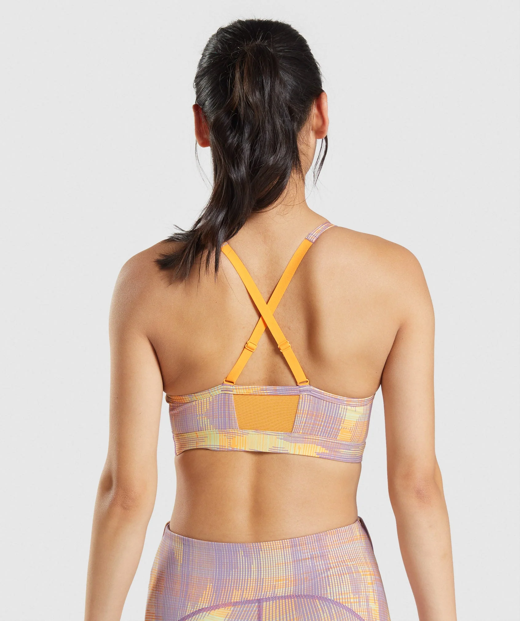 Gymshark Sport Sports Bra - Orange Print - Image 2