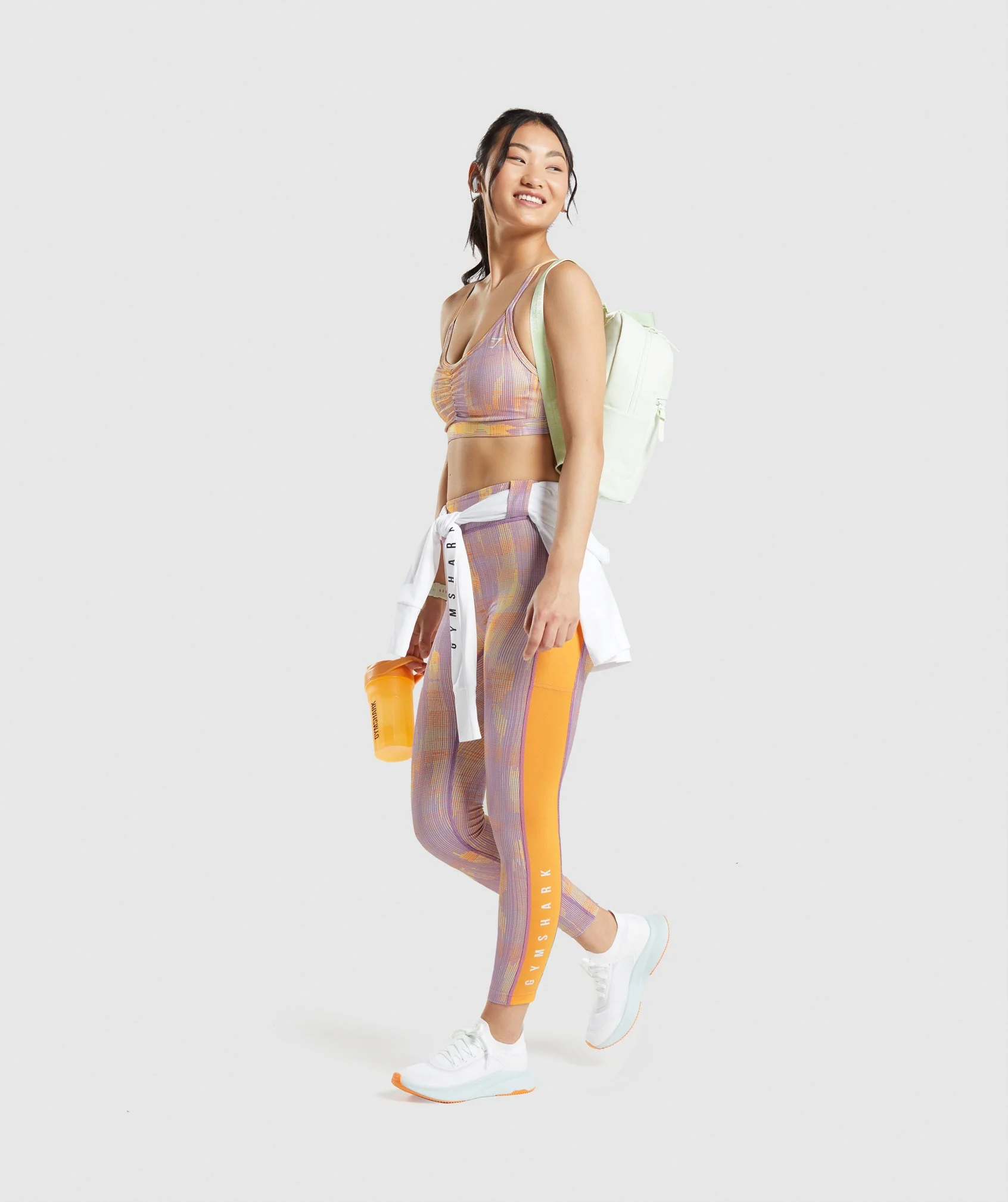 Gymshark Sport Sports Bra - Orange Print - Image 4